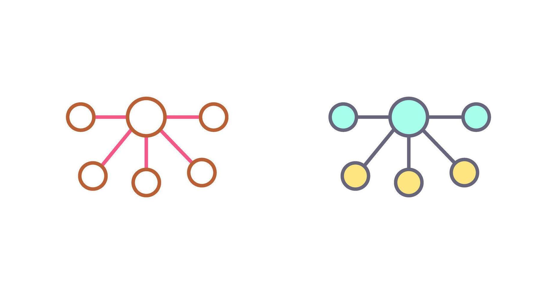 Nodes Icon Design vector