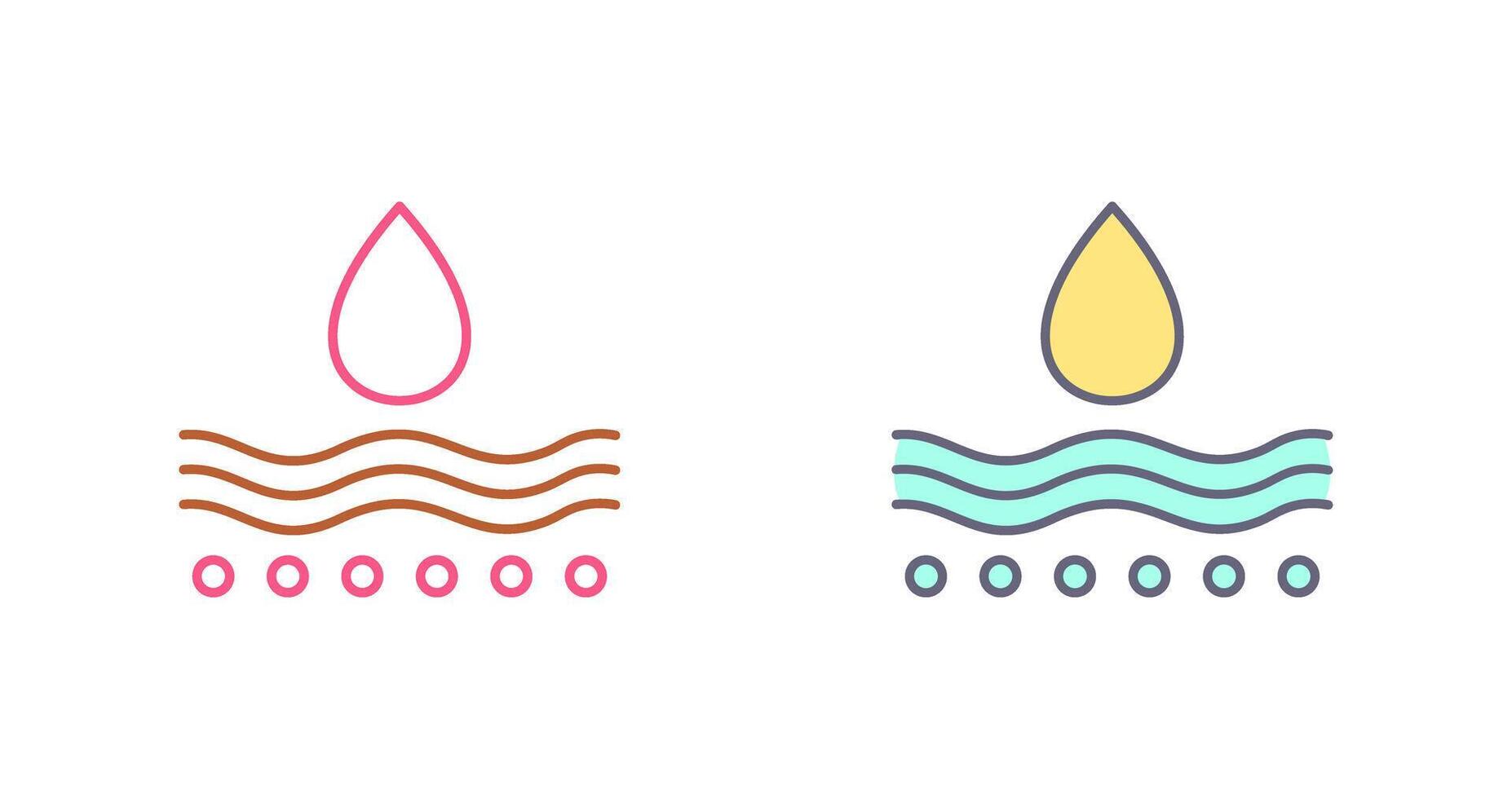 Moisture Icon Design vector