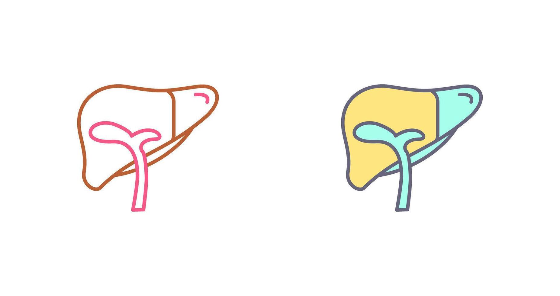 Liver Icon Design vector