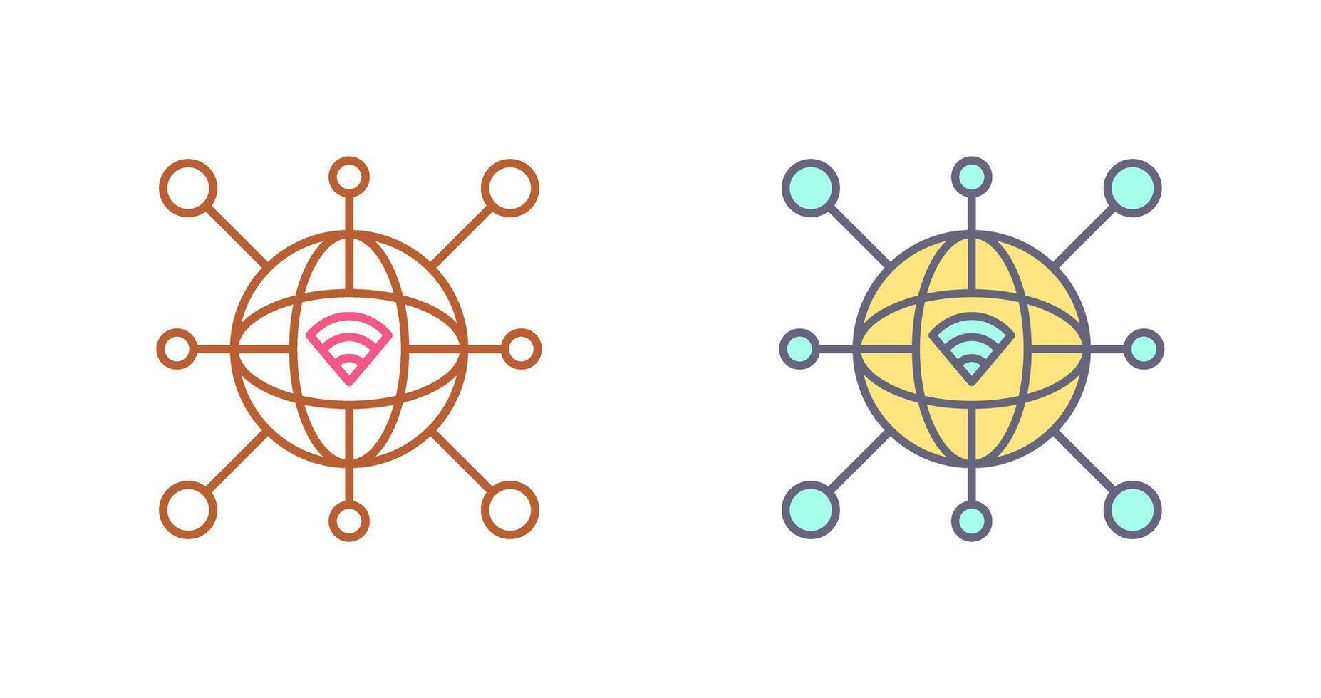Internet Icon Design vector