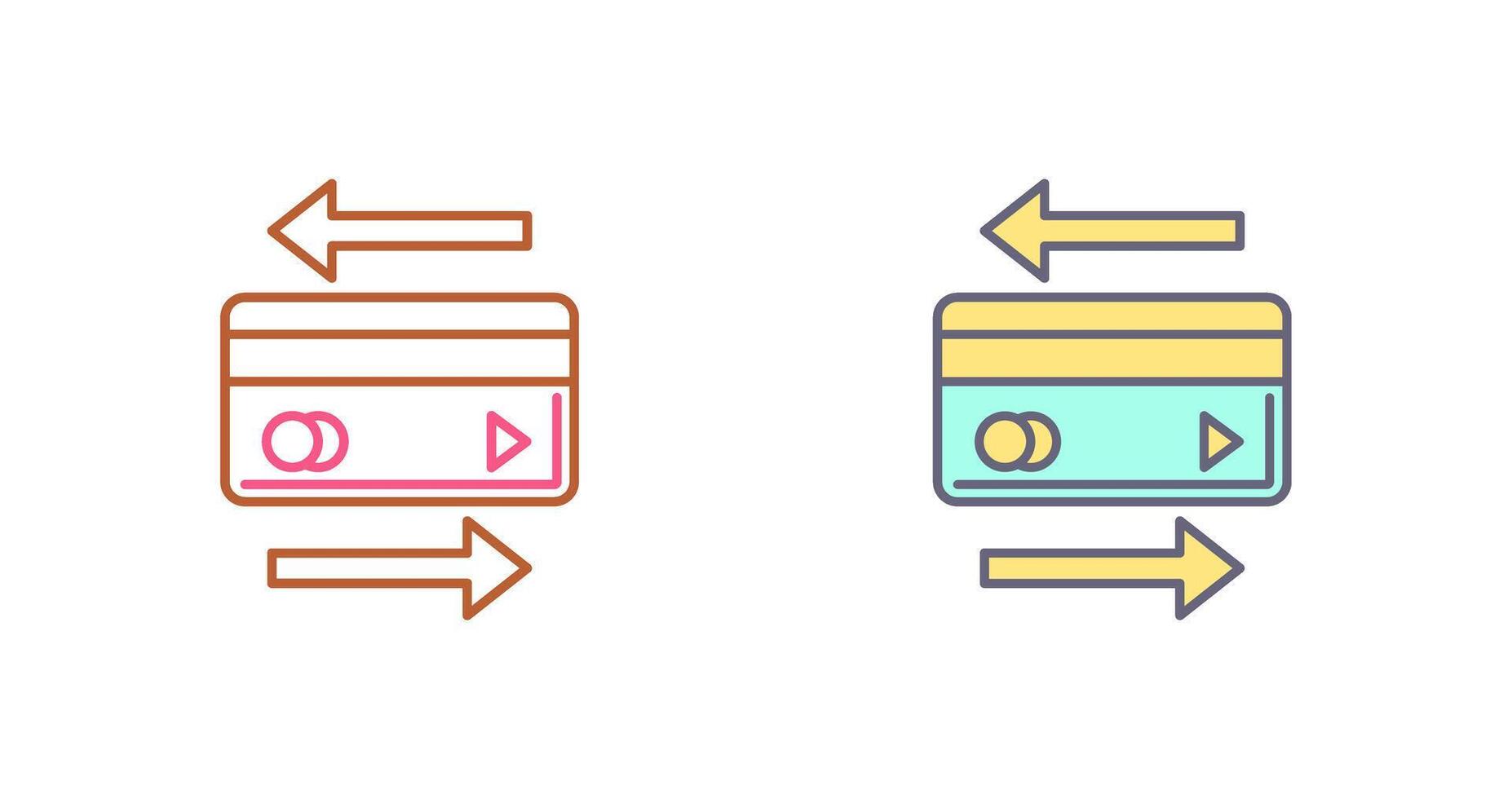 Transaction Icon Design vector
