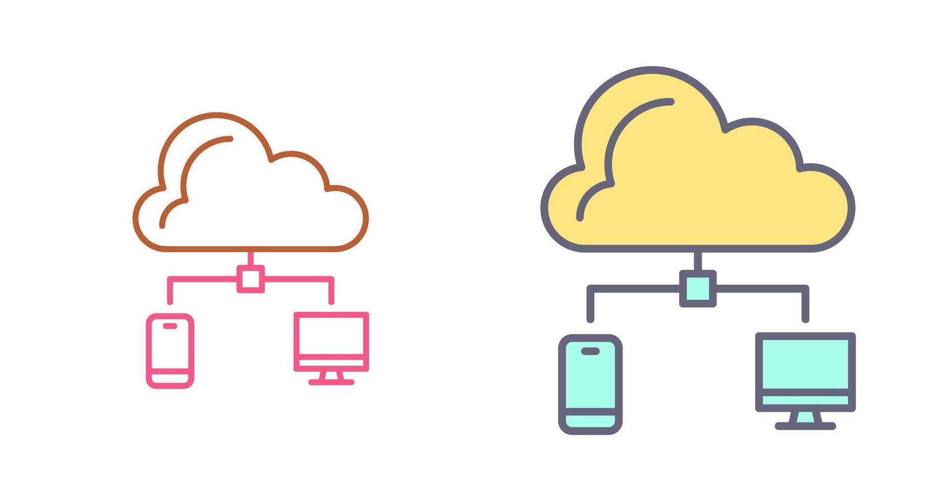 Cloud Icon Design vector