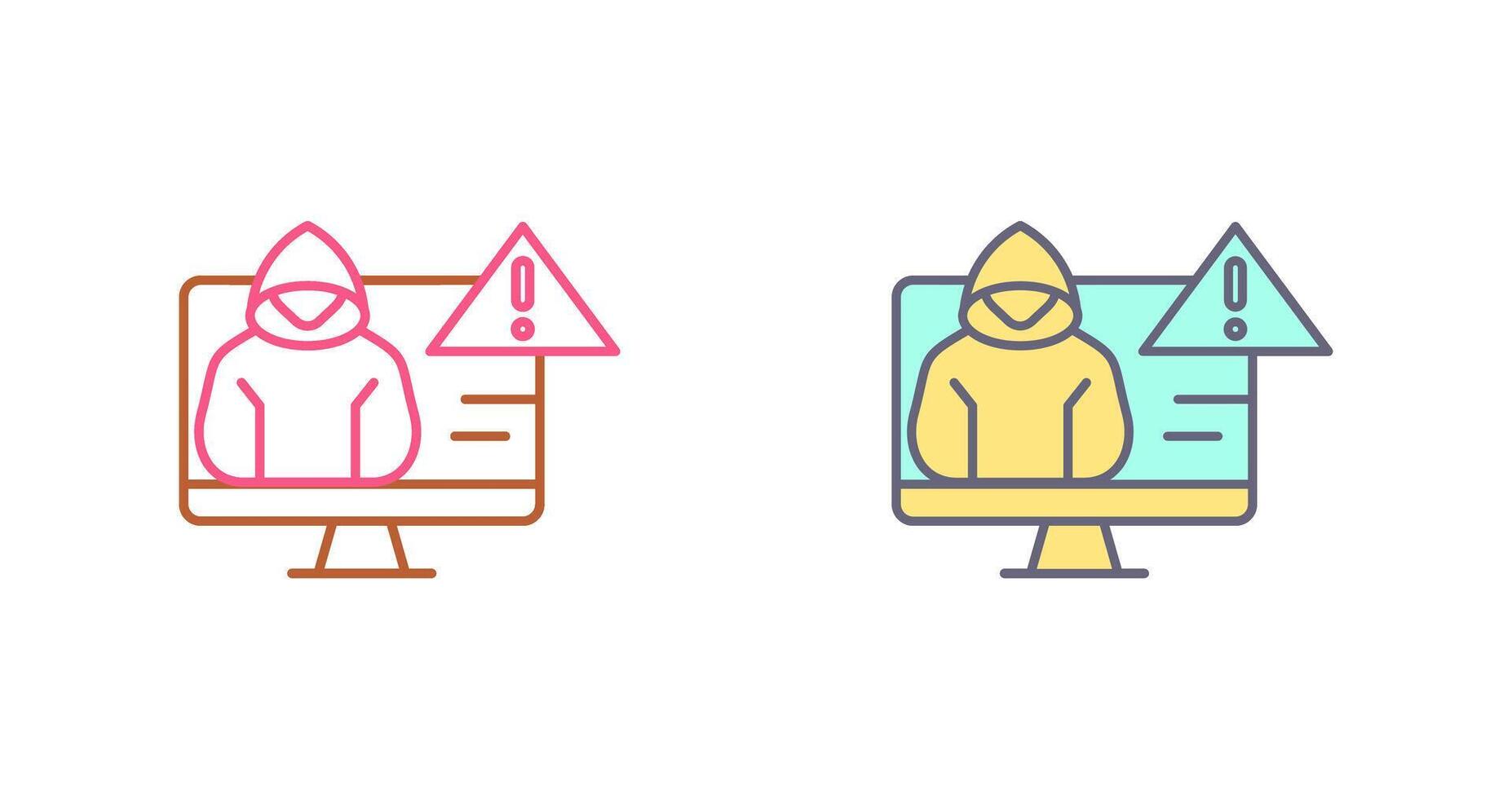 Threat Icon Design vector
