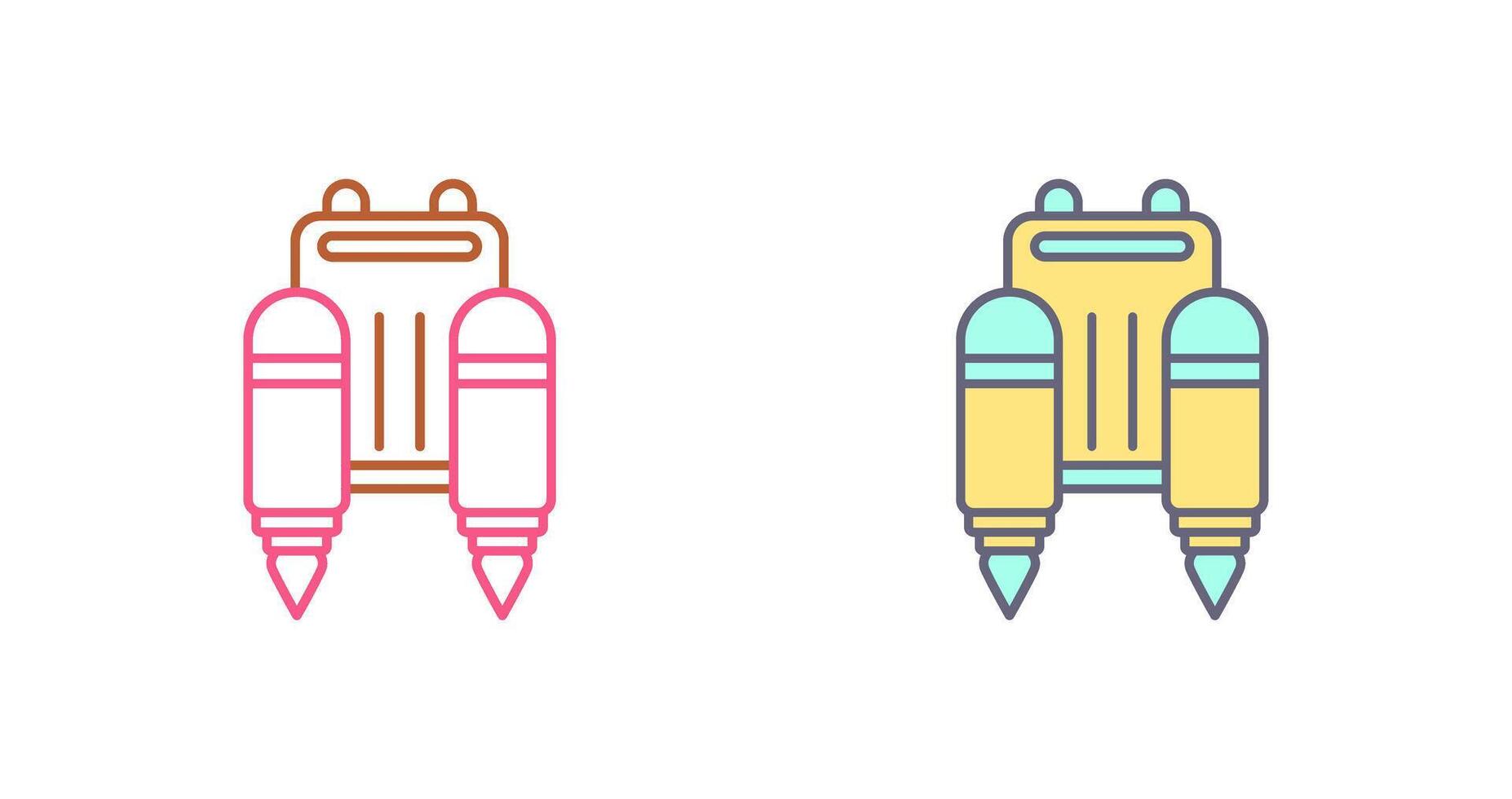 Jetpack Icon Design vector