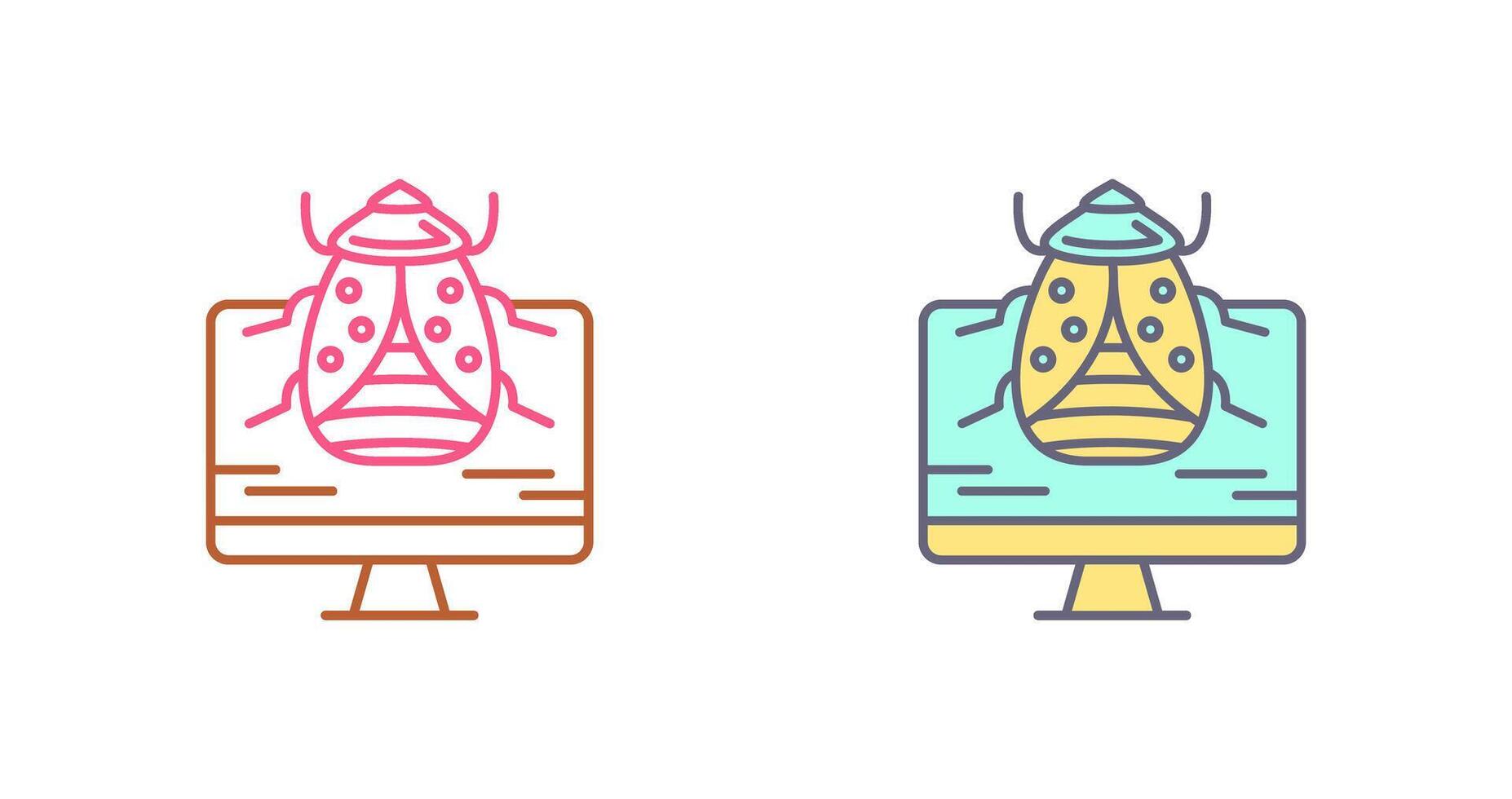 Malware Icon Design vector