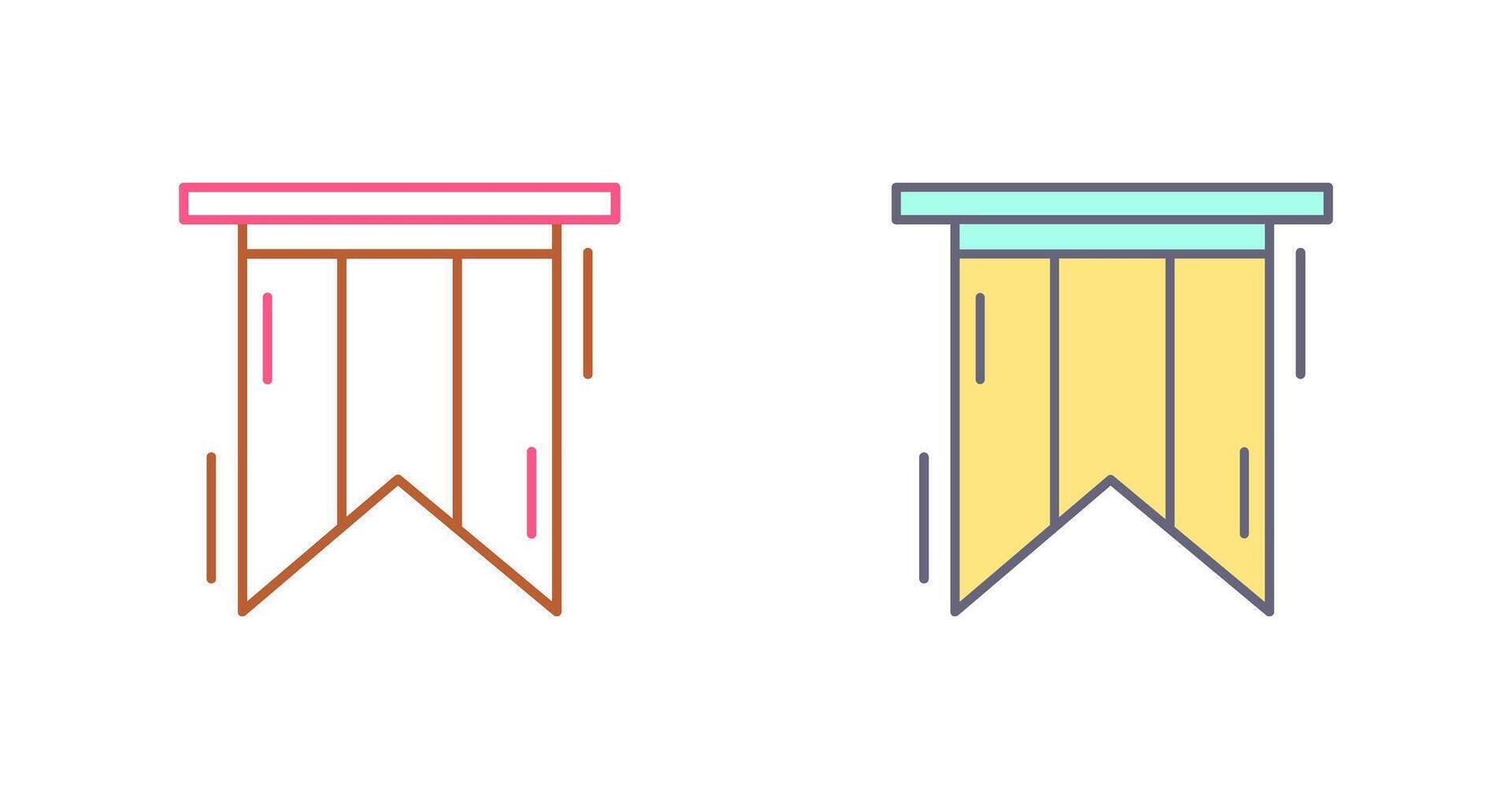 Bookmark Icon Design vector