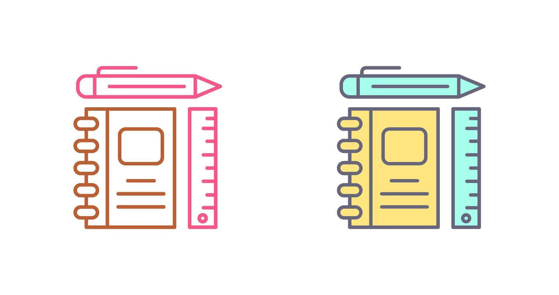 Learning Tools Icon Design vector