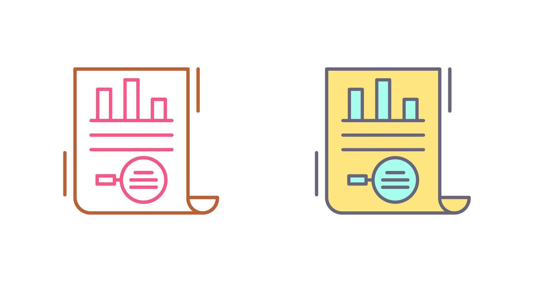 Market Research Icon Design vector