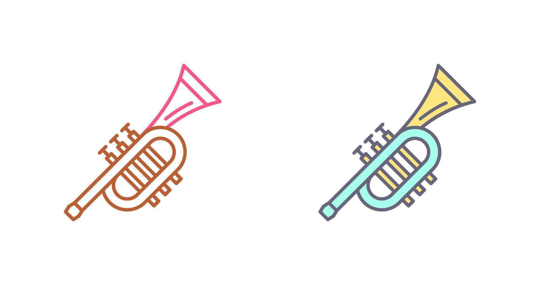 Trumpet Icon Design vector