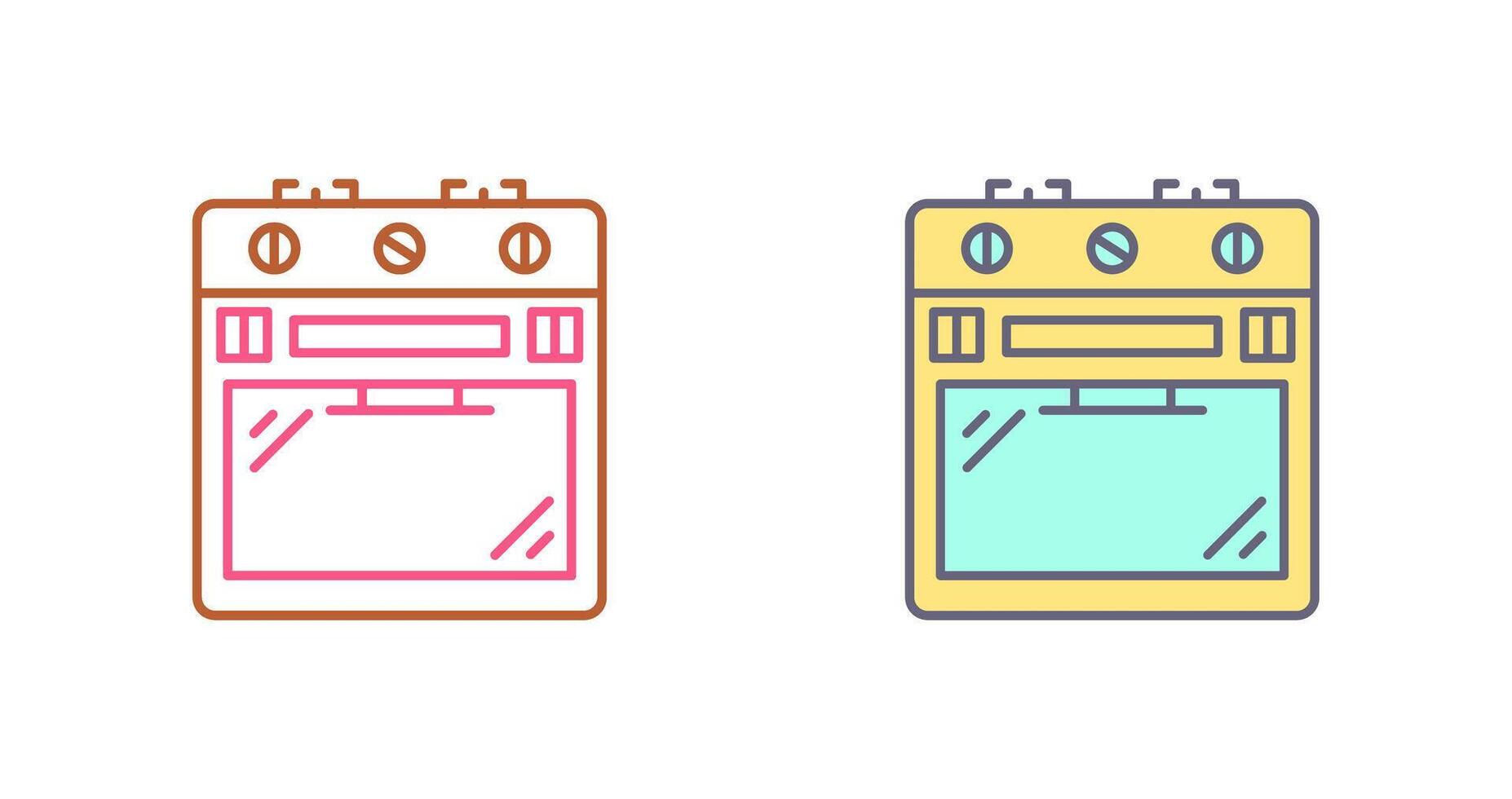 Stove Icon Design vector