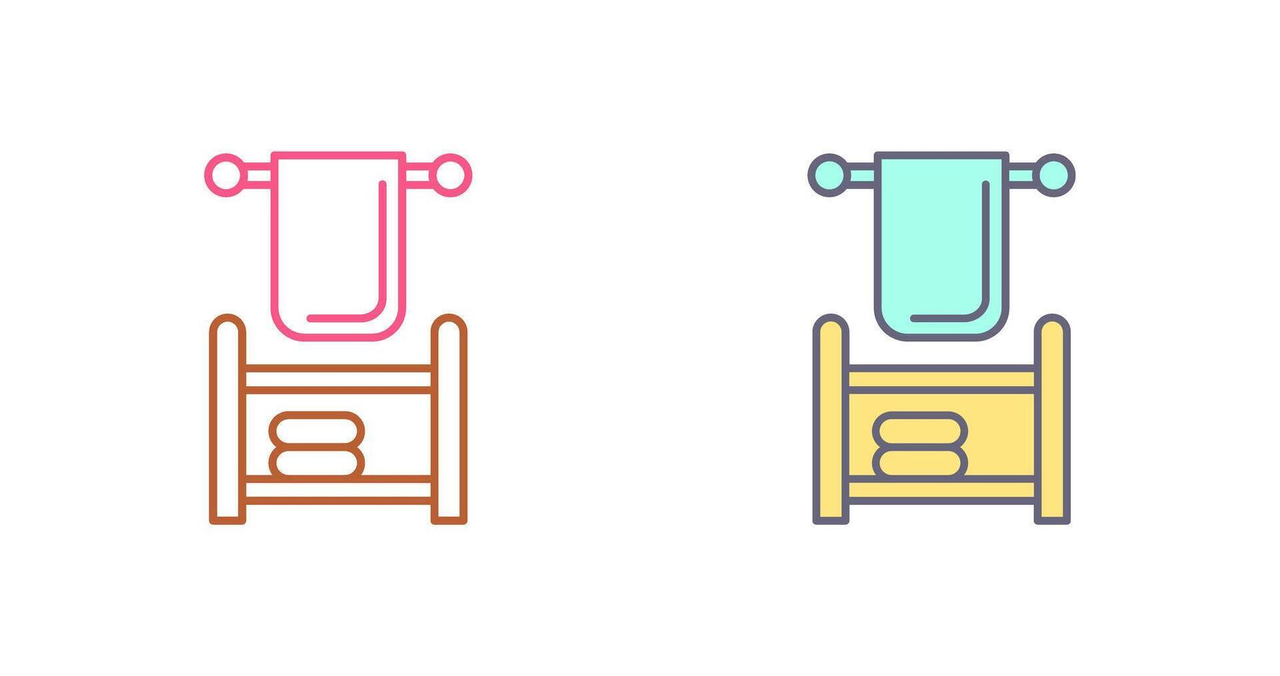 Towel Icon Design vector