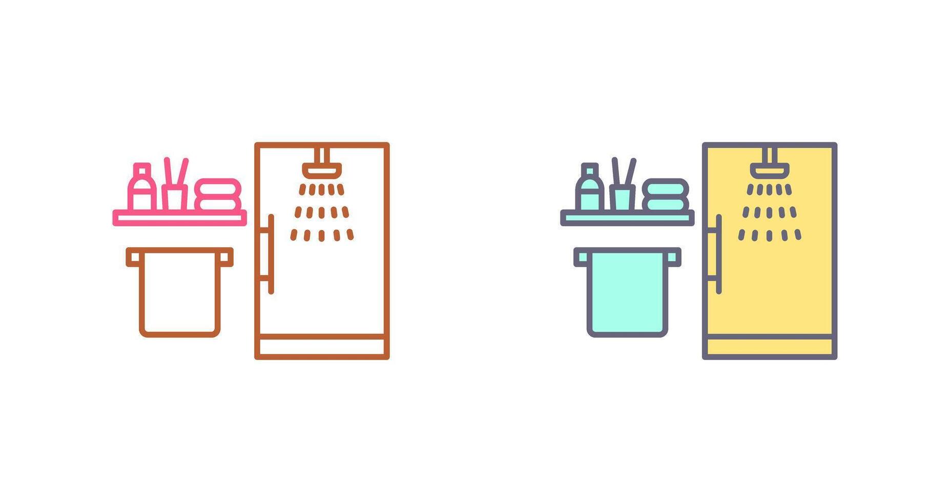 Shower Icon Design vector