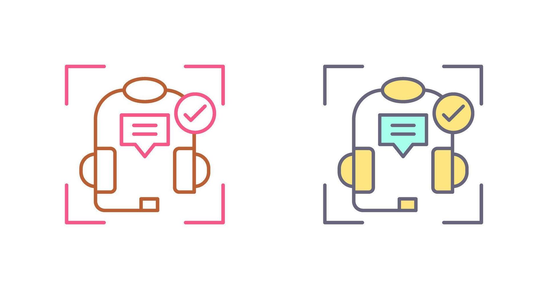 Technical Support Icon Design vector