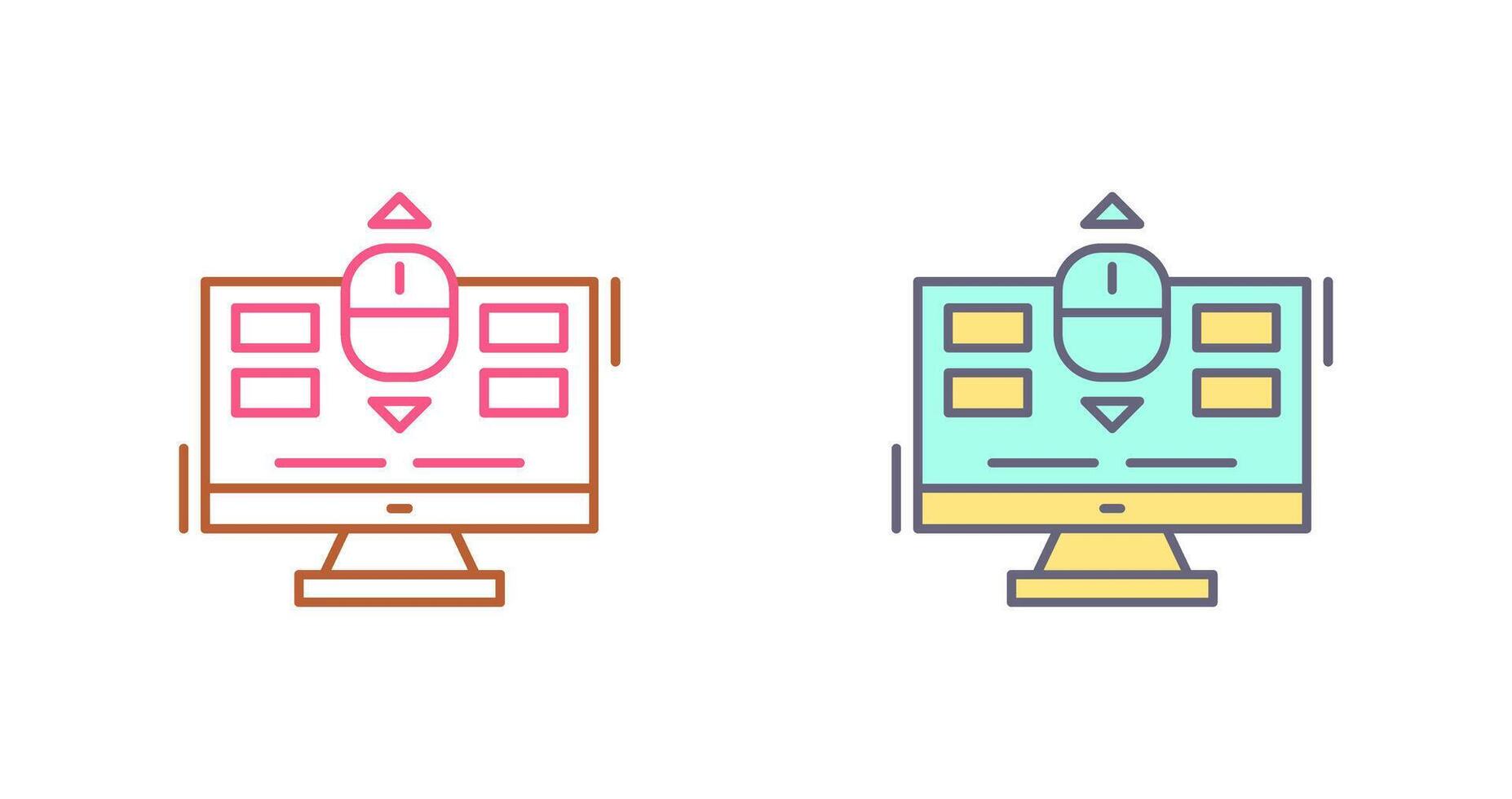 Scroll Icon Design vector