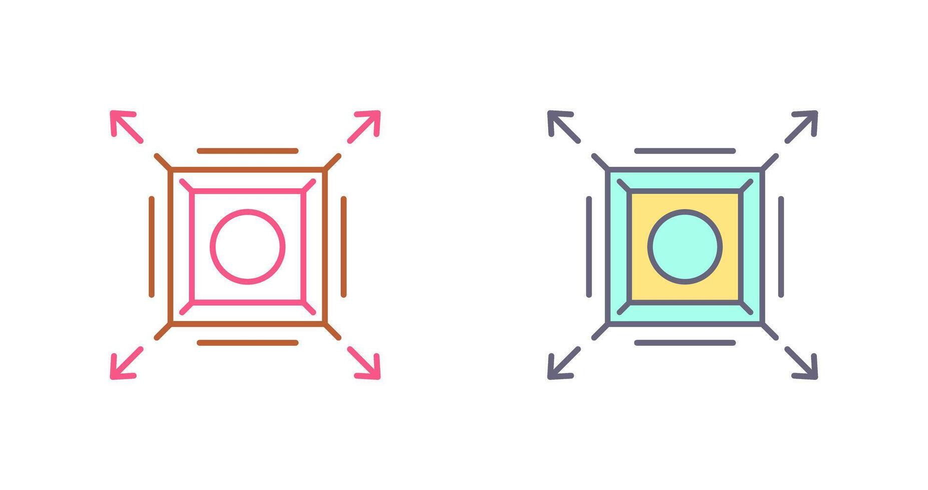 Maximize Icon Design vector