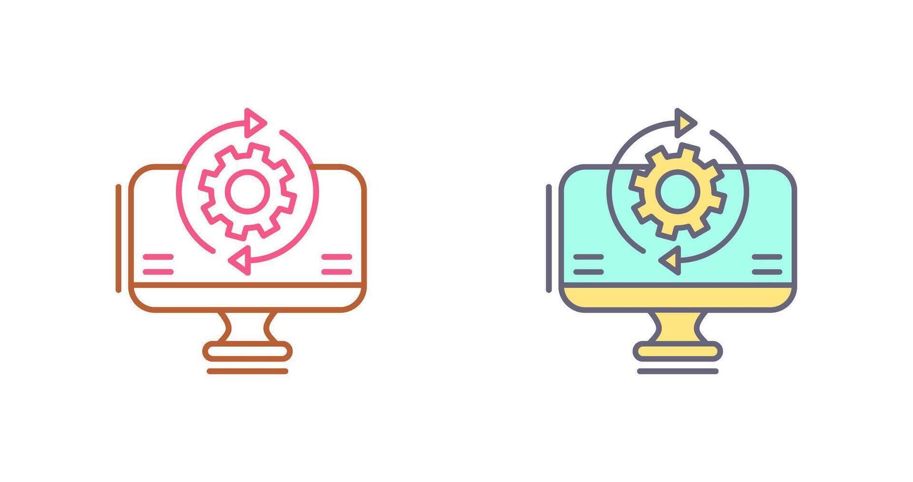 Synchronization Icon Design vector