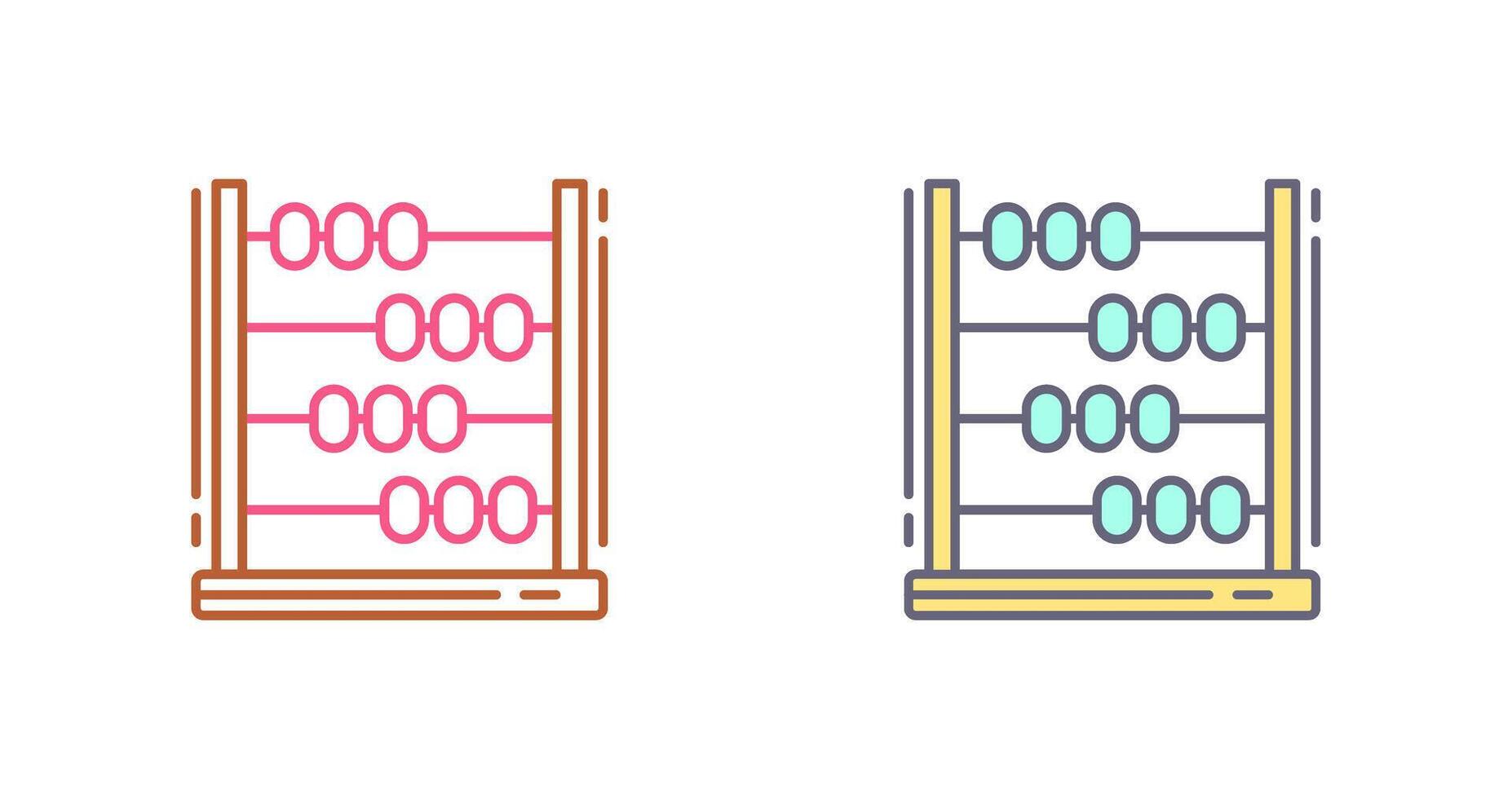 Abacus Icon Design vector