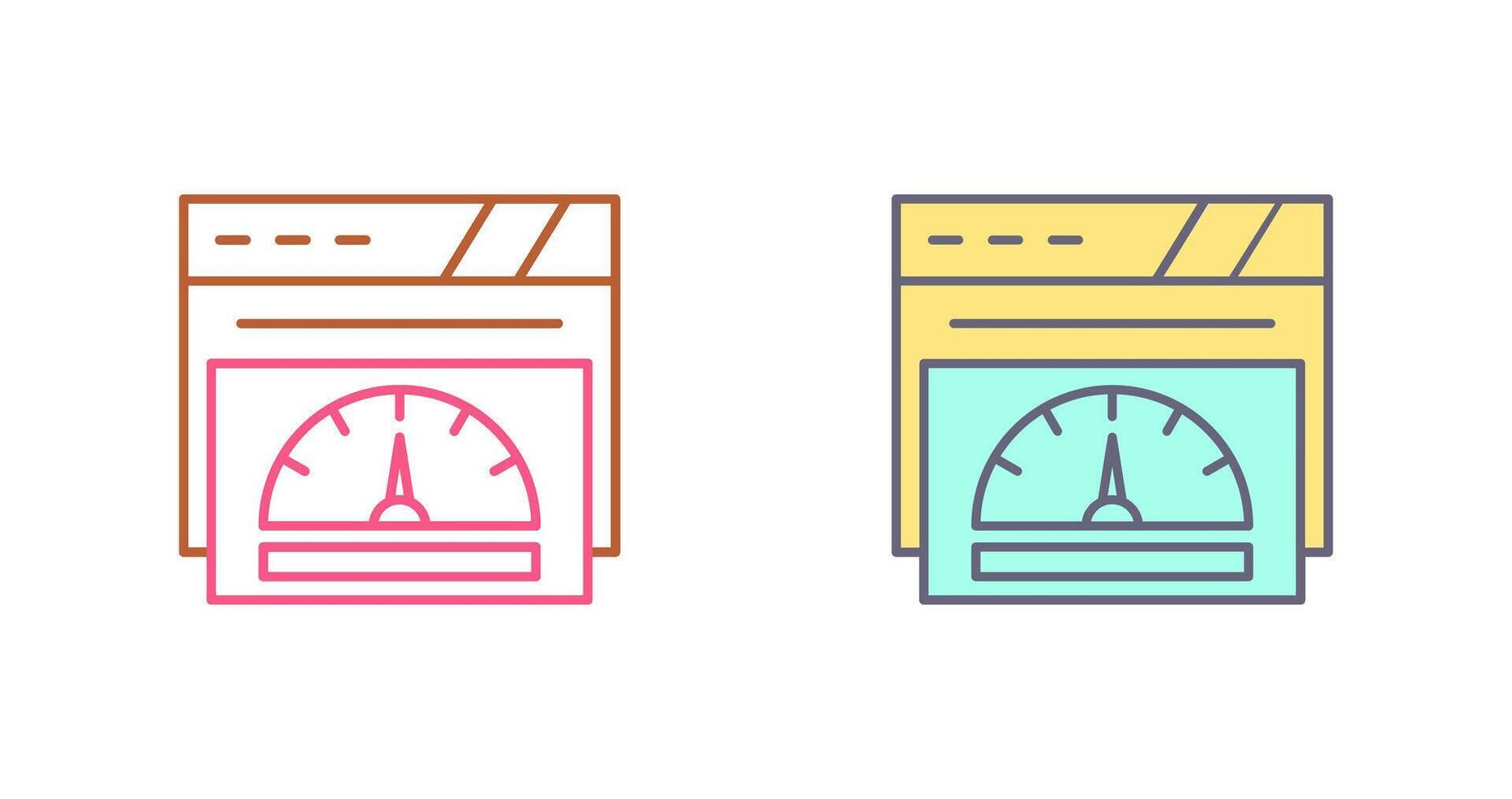 Speedometer Icon Design vector