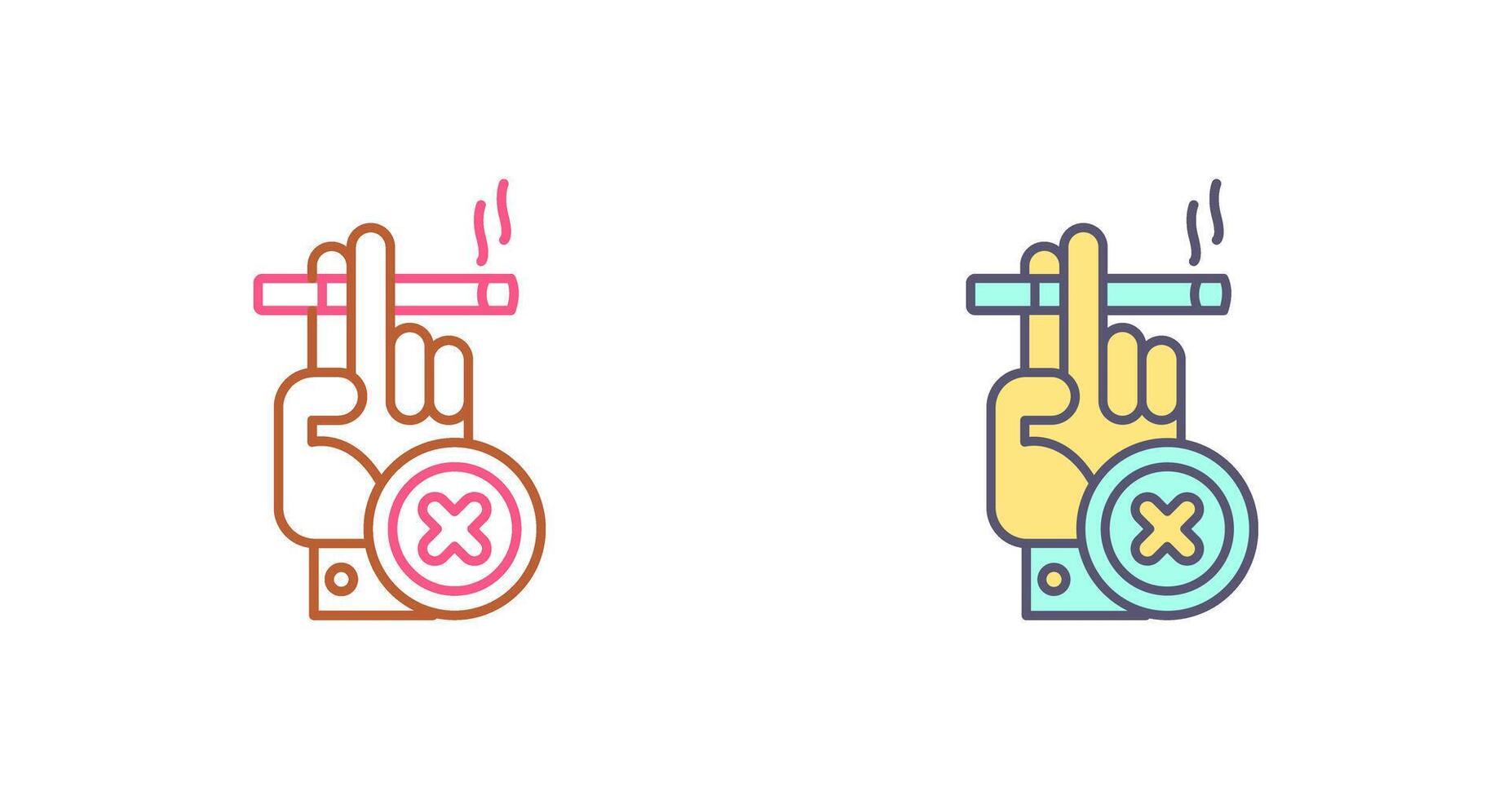 Quit Smoking Icon Design vector