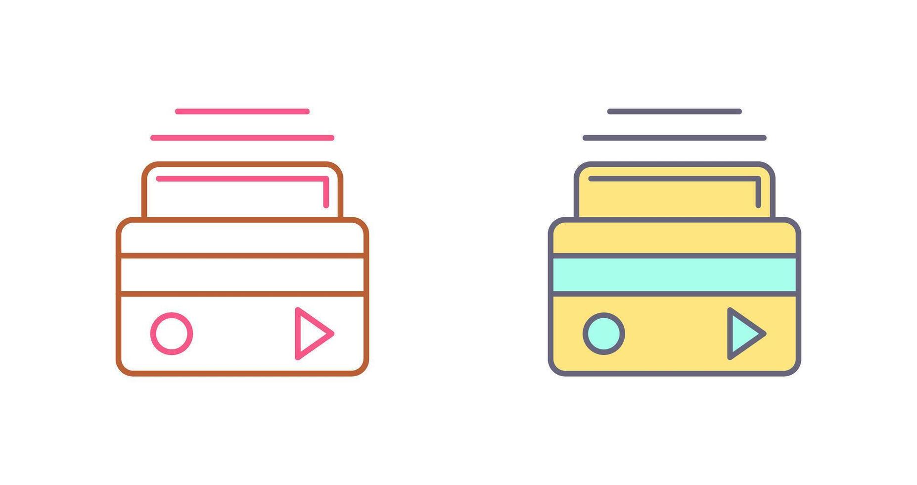 Atm Card Icon Design vector