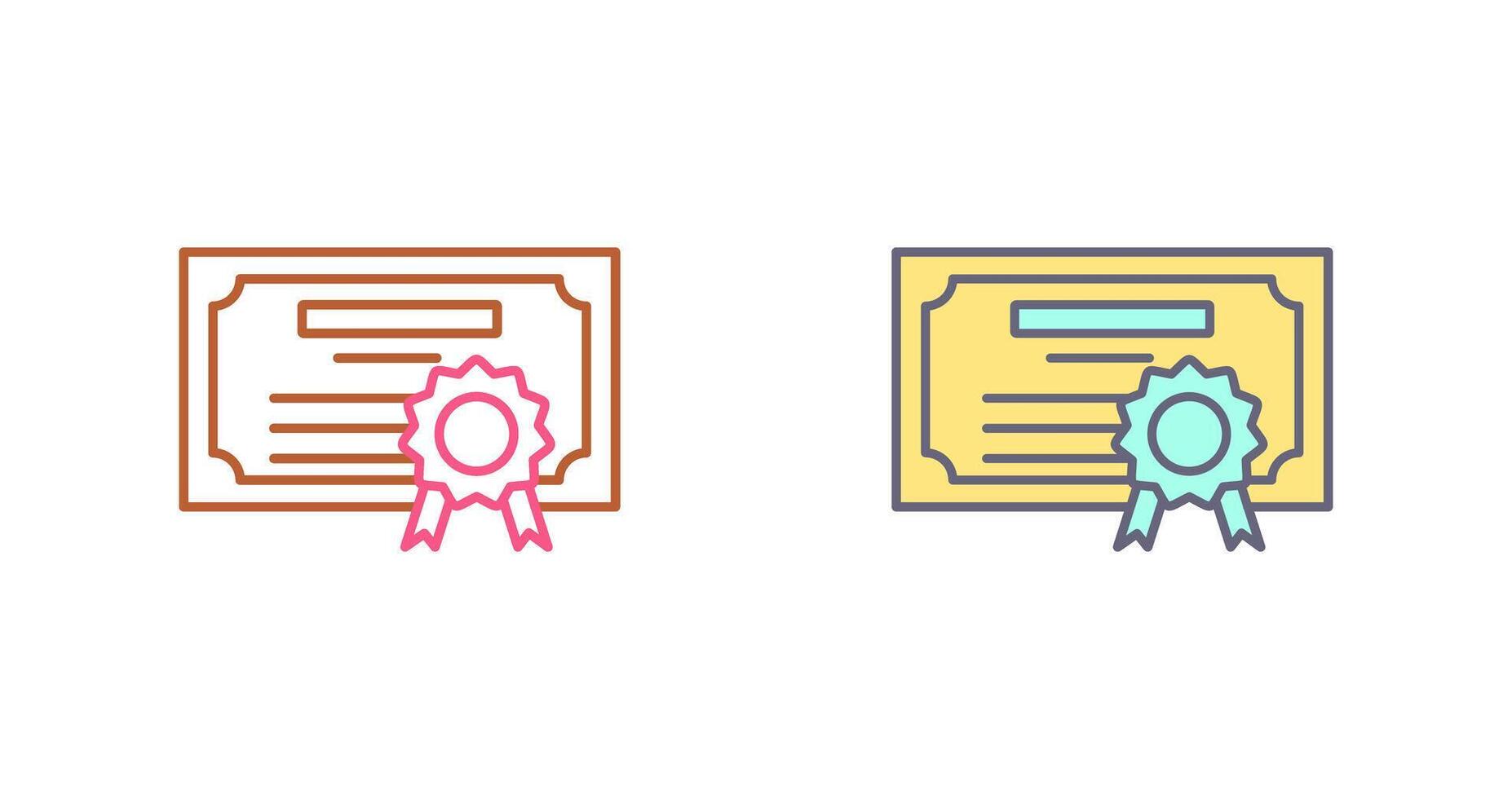 Diploma Icon Design vector
