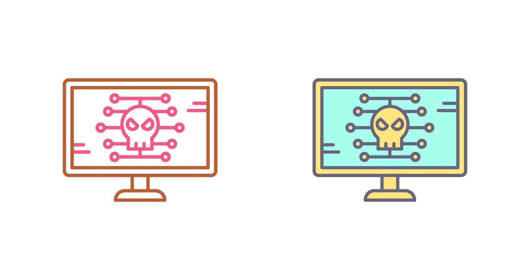 Malware Icon Design vector