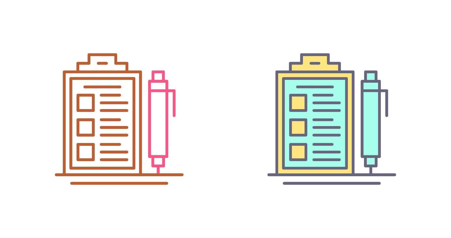 Check List Icon Design vector