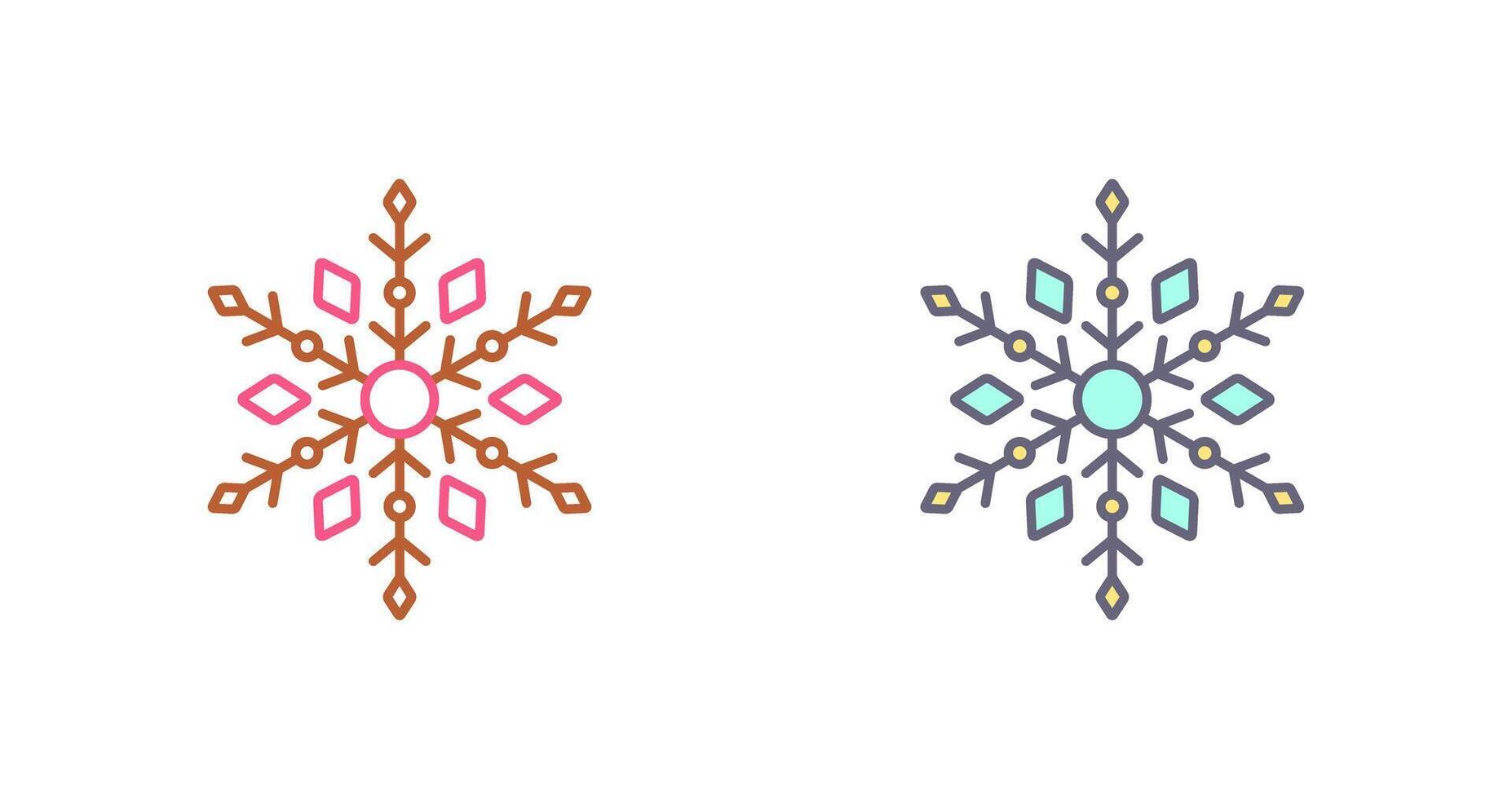 Snow Flake Icon Design vector