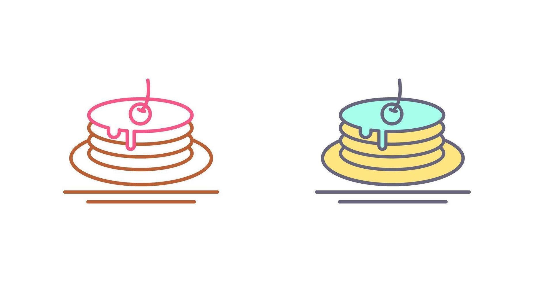 Pancake Icon Design vector