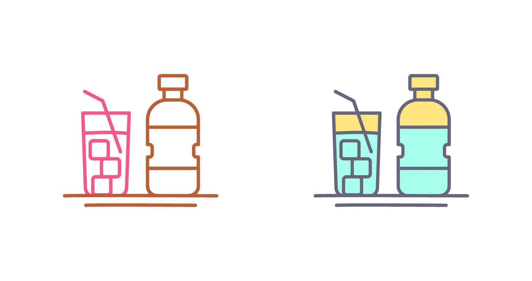 Mineral Water Icon Design vector