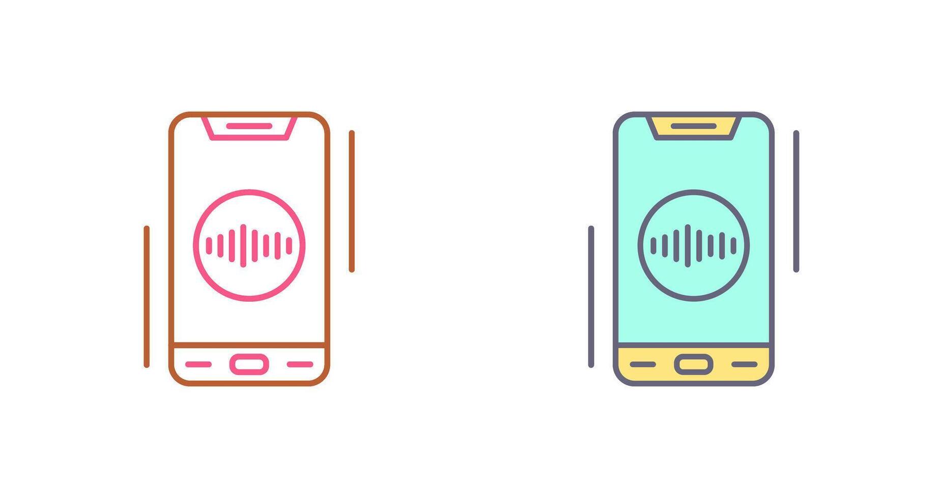 Recorder Icon Design vector