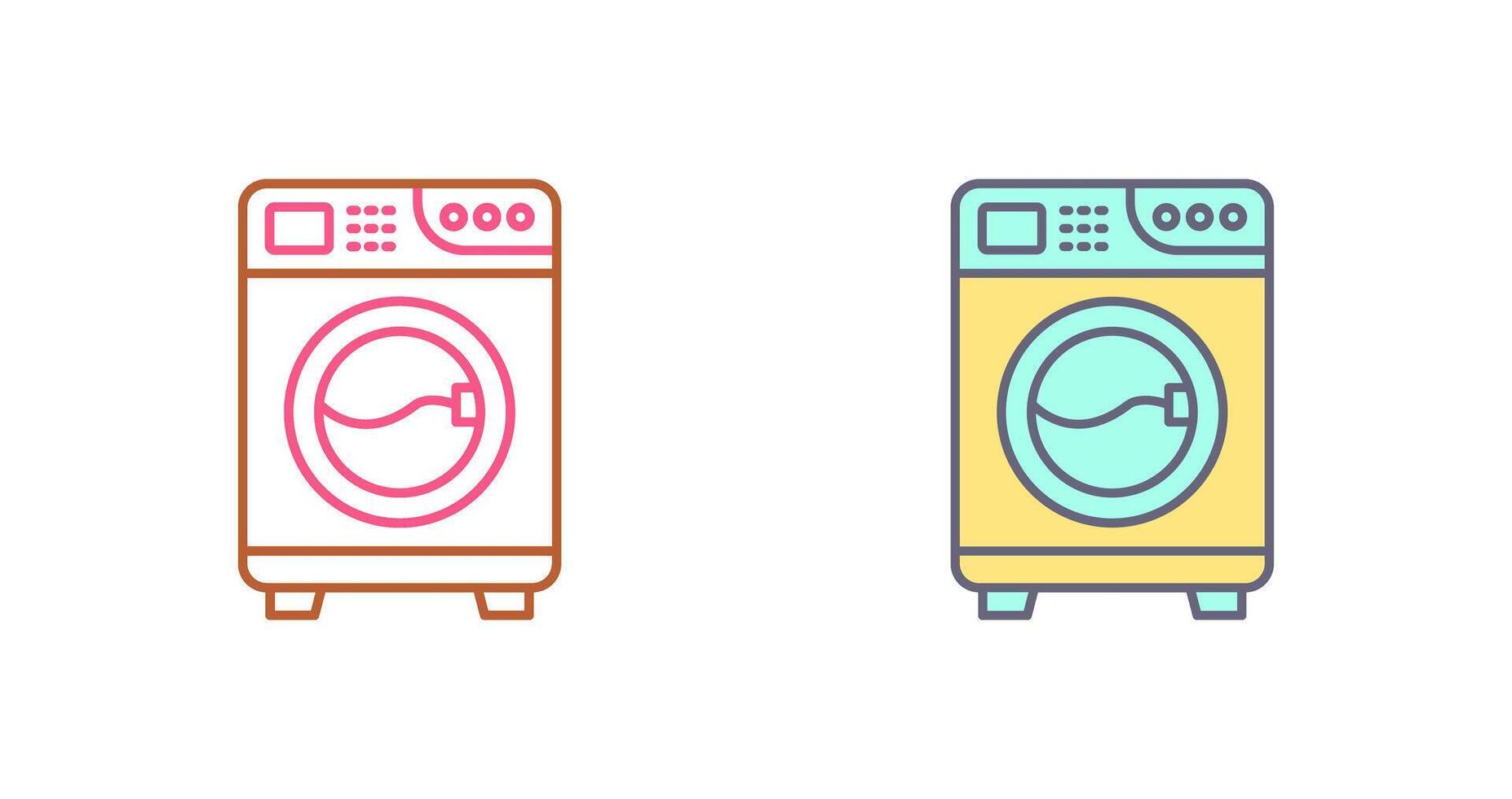 Washing Machine Icon Design vector
