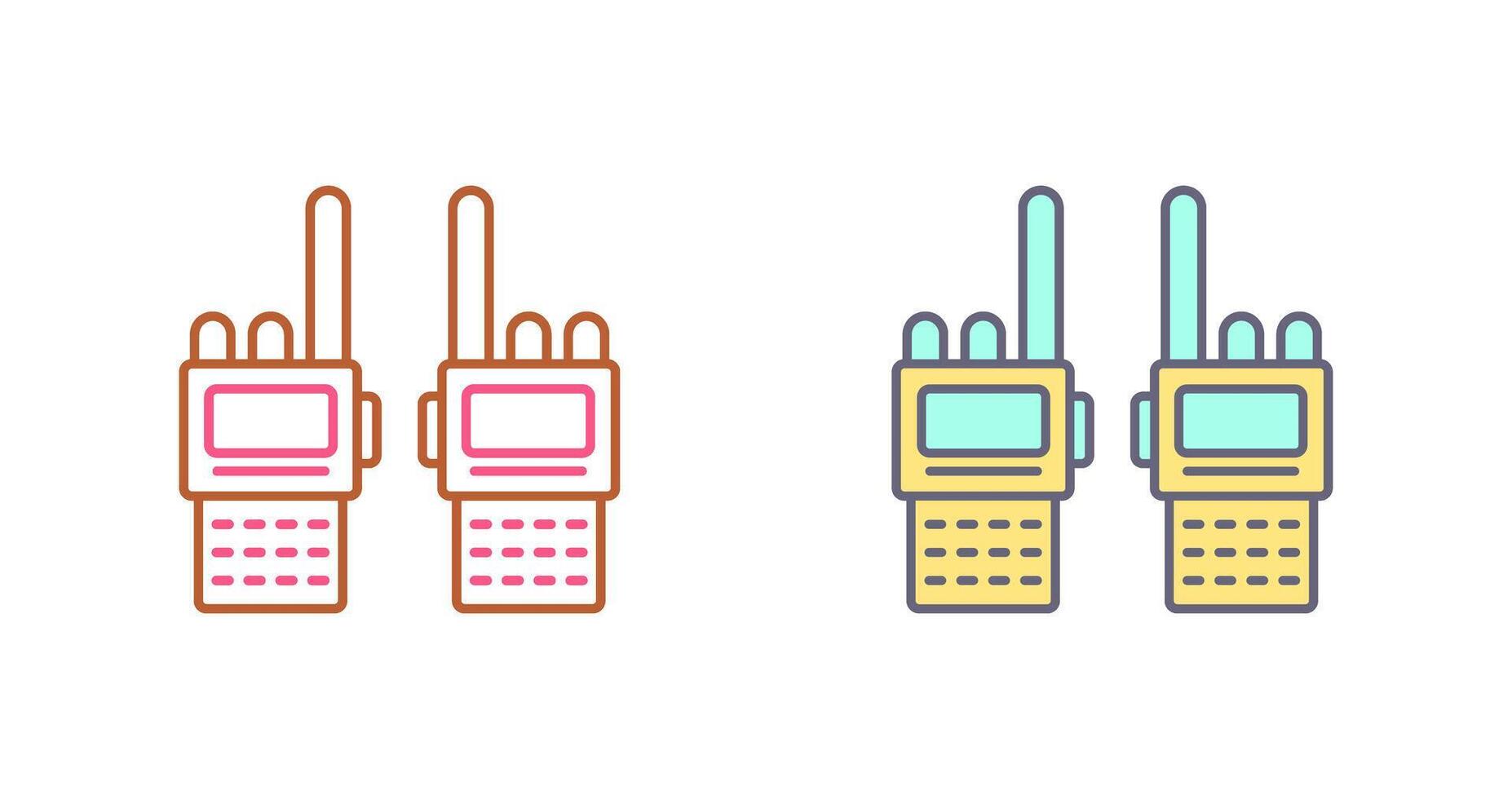 Walkie Talkie Icon Design vector