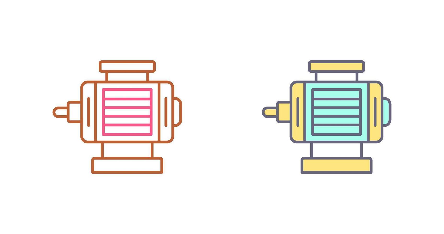 ELectric Motor Icon Design vector
