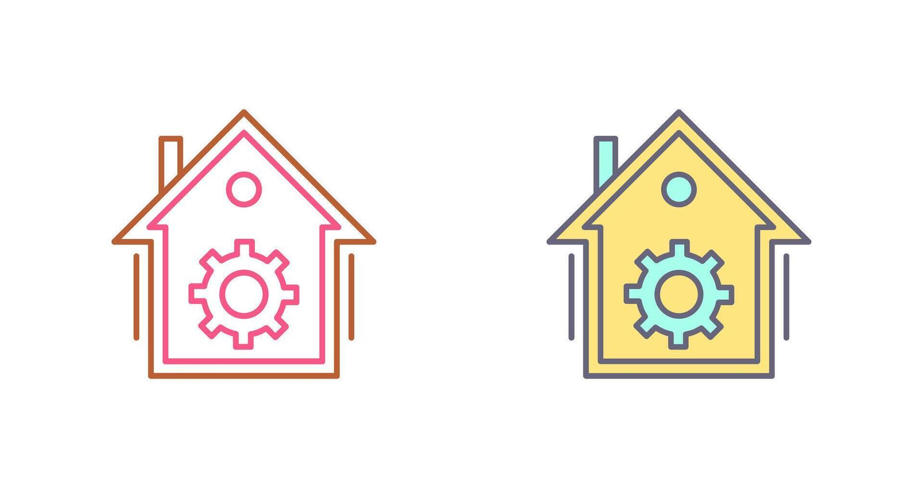 Home Automation Icon Design vector