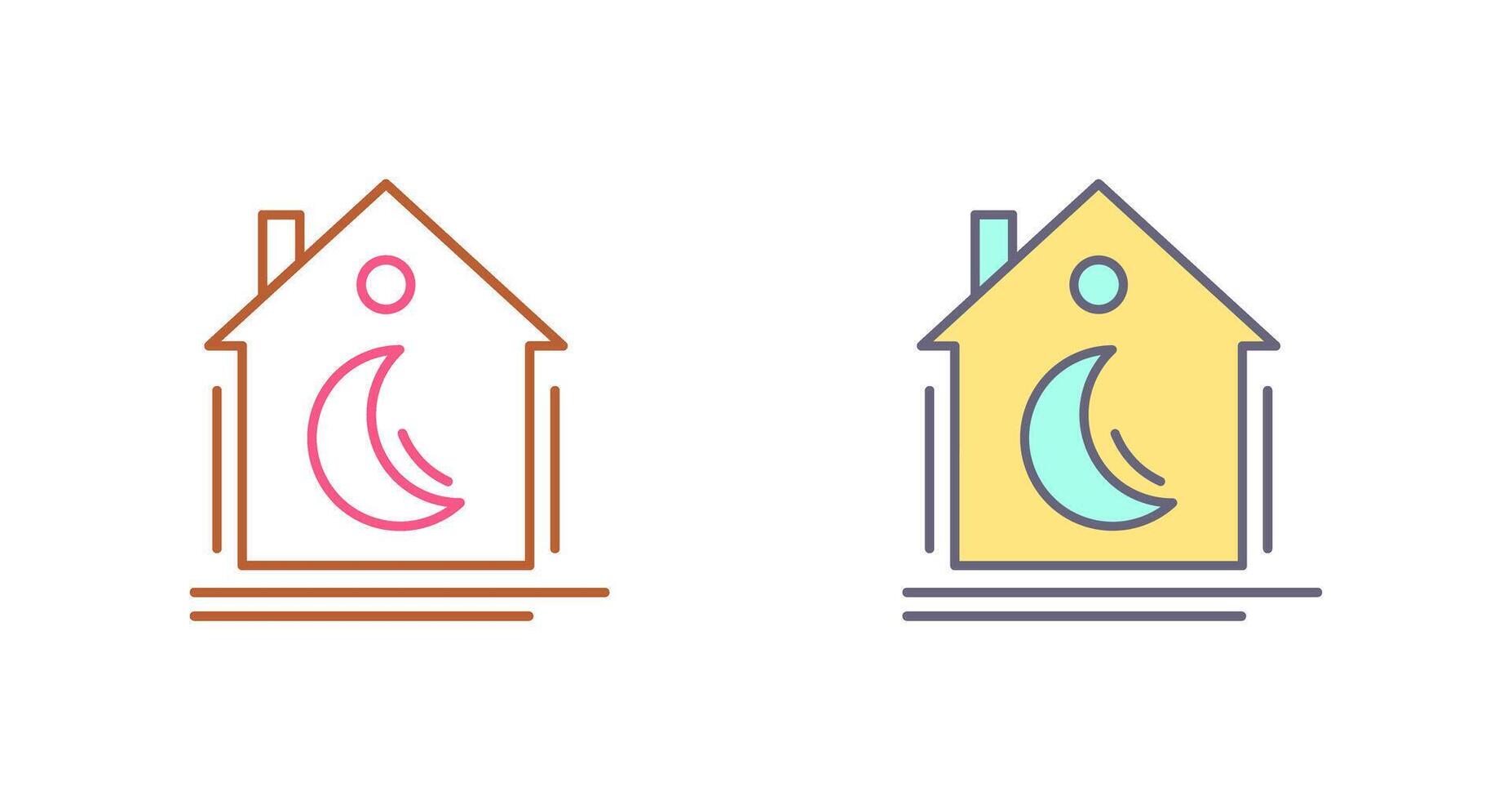 Night Mode Icon Design vector