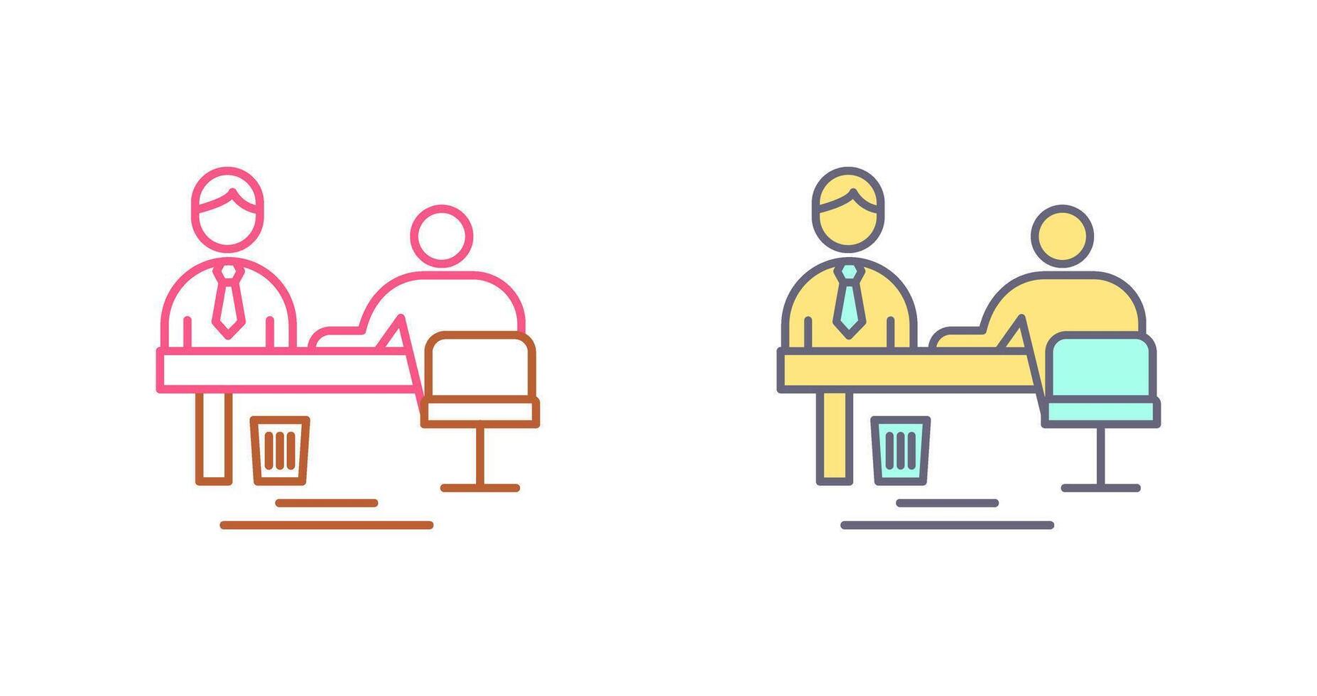 Evaluating work Icon Design vector