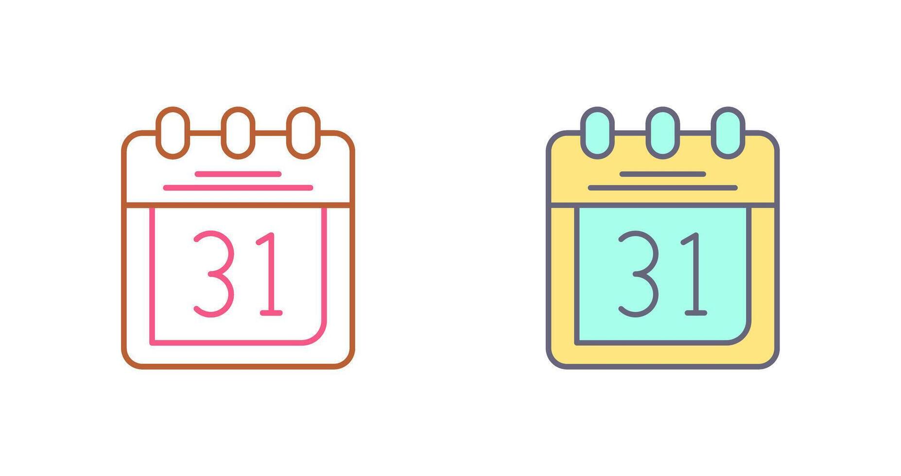 Calendar Icon Design vector