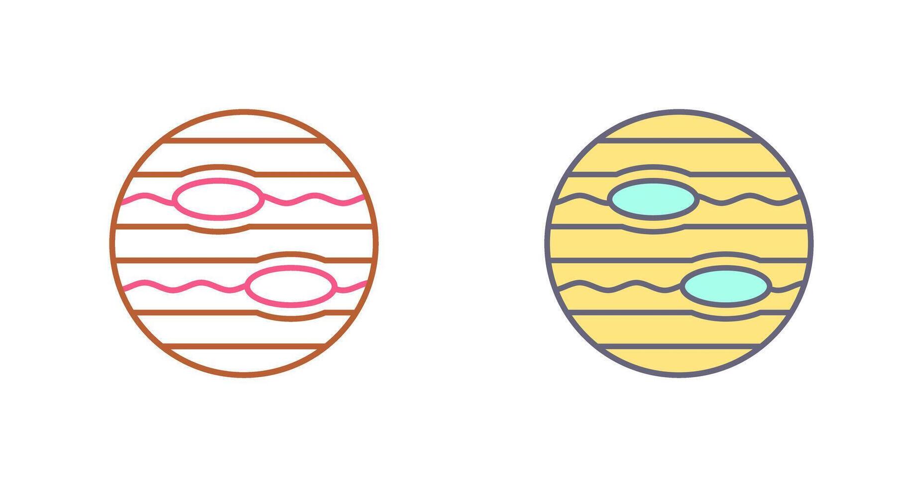 Neptune Icon Design vector