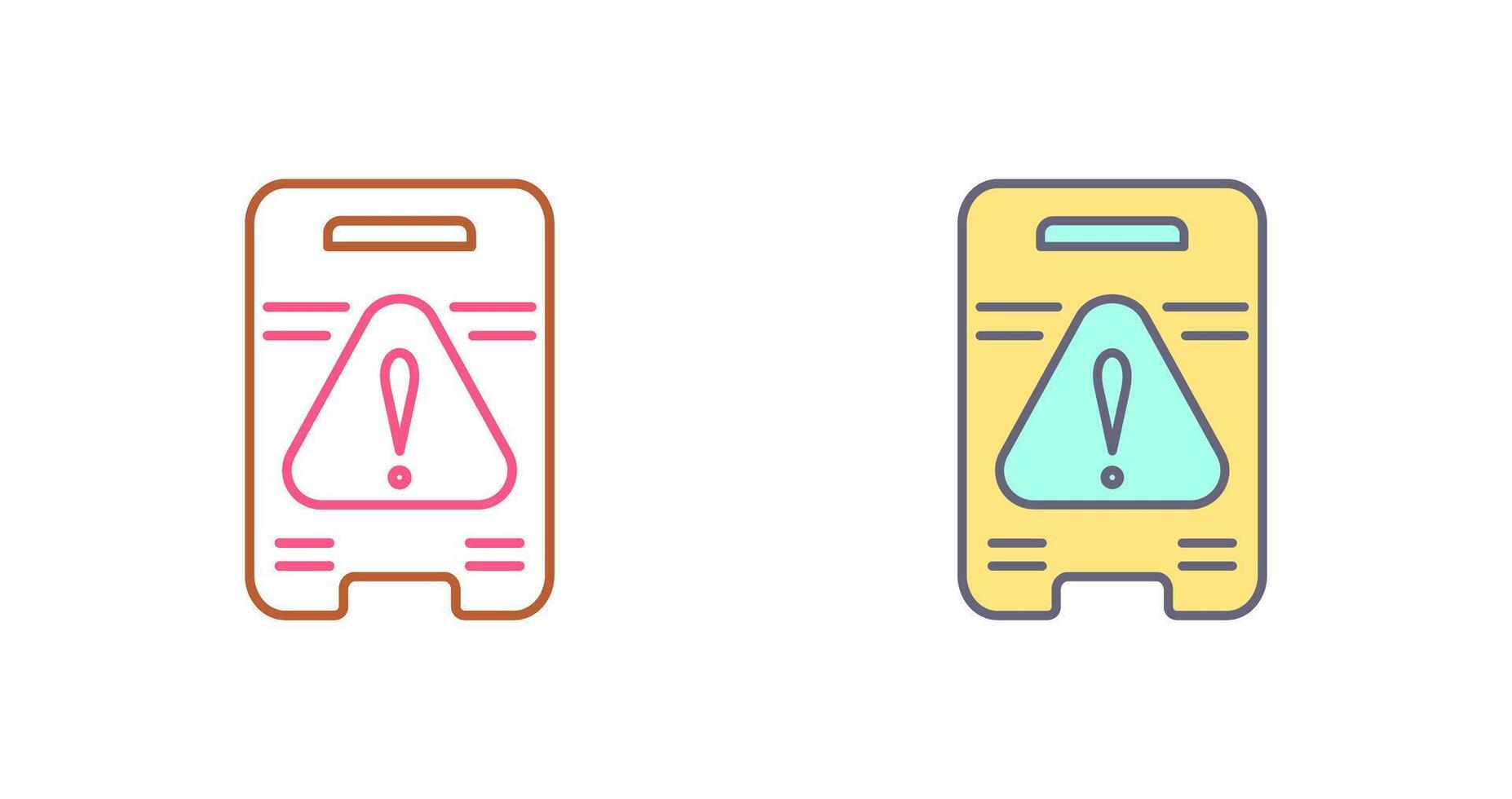 Caution Sign Icon Design vector