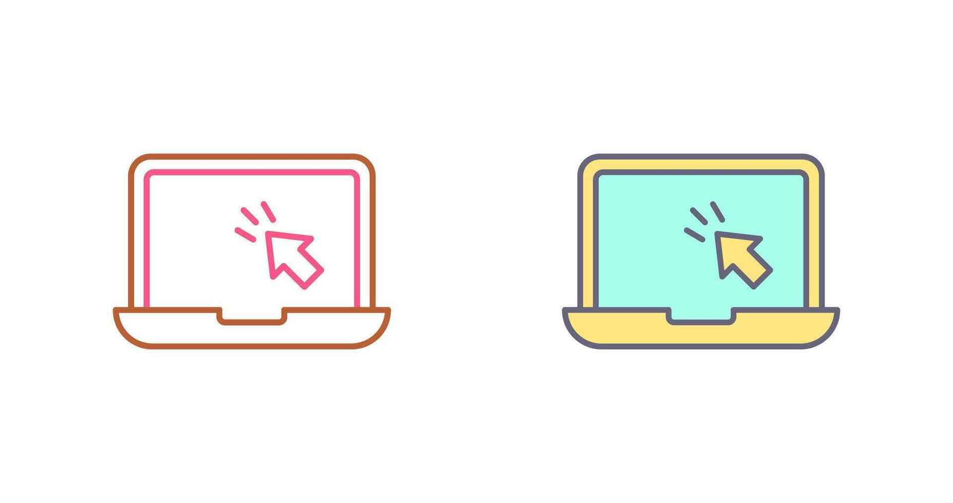 Laptop Icon Design vector