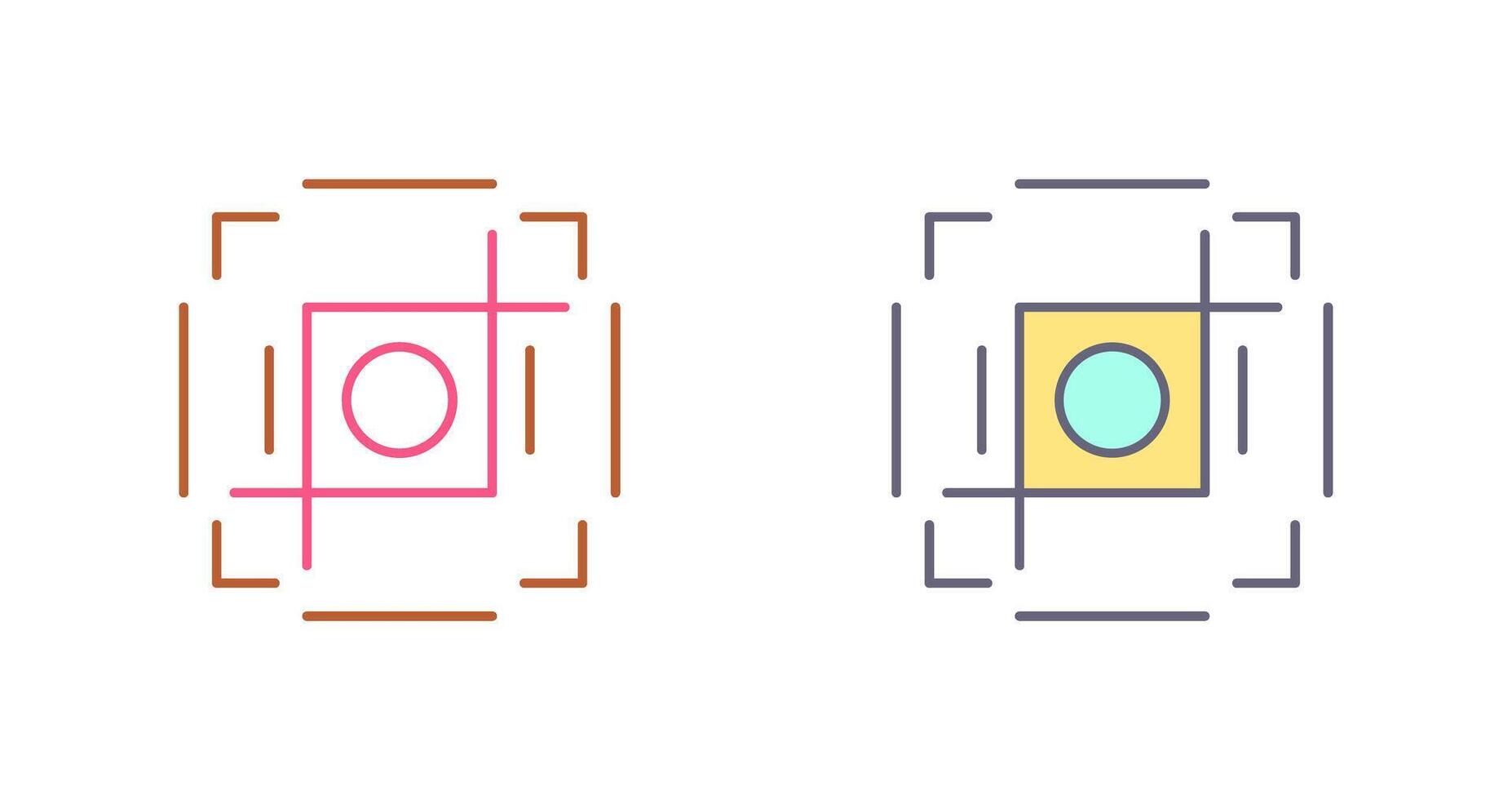 Crop Icon Design vector