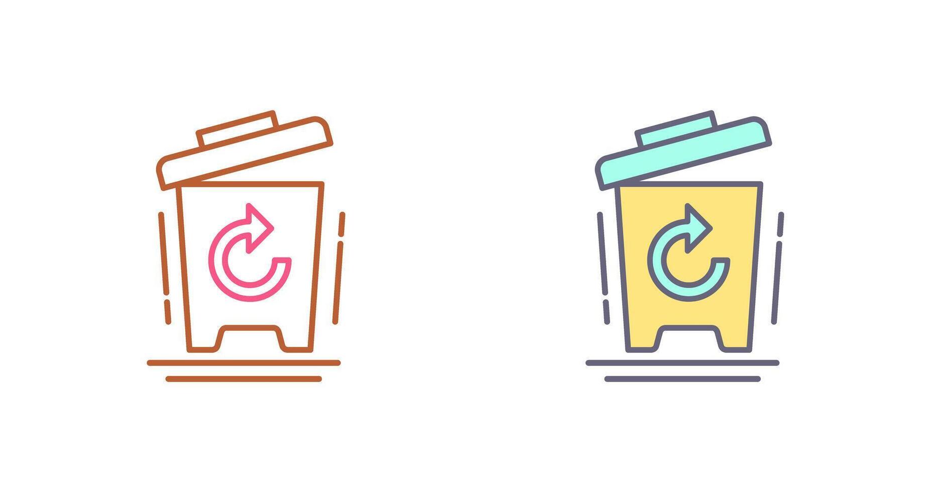 Bin Icon Design vector