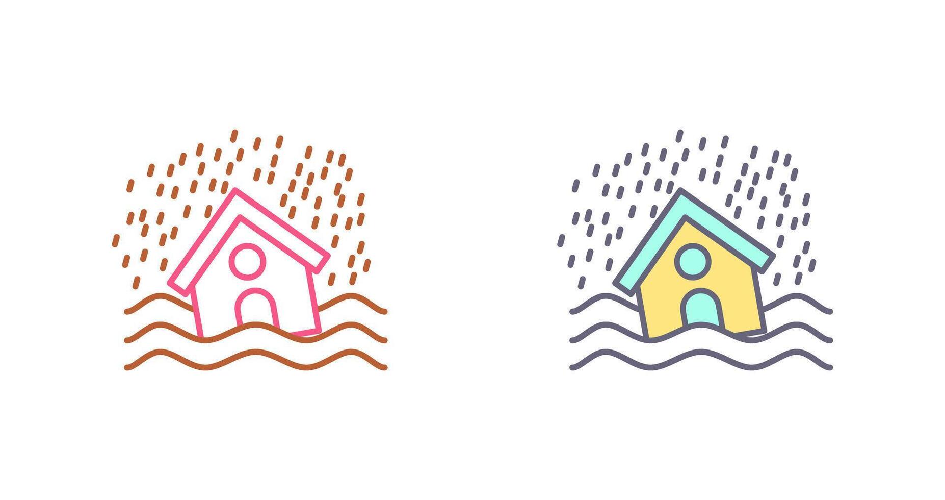 Disaster Icon Design vector