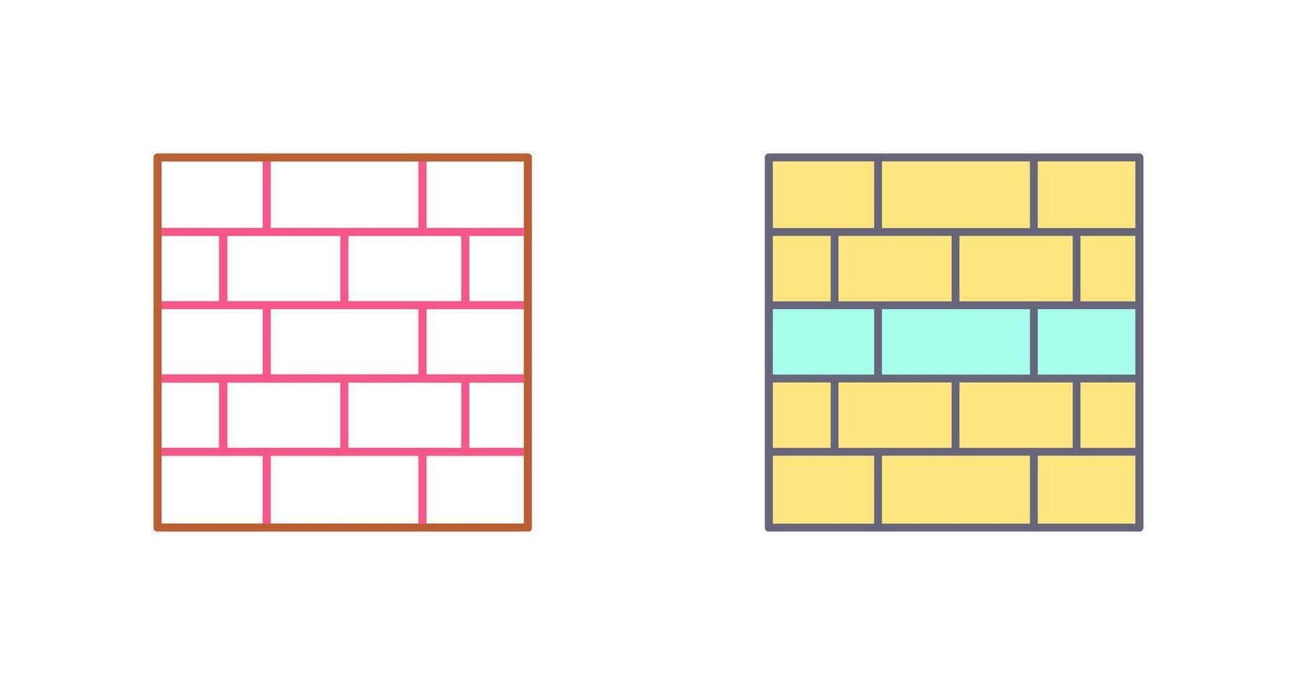 Wall Icon Design vector