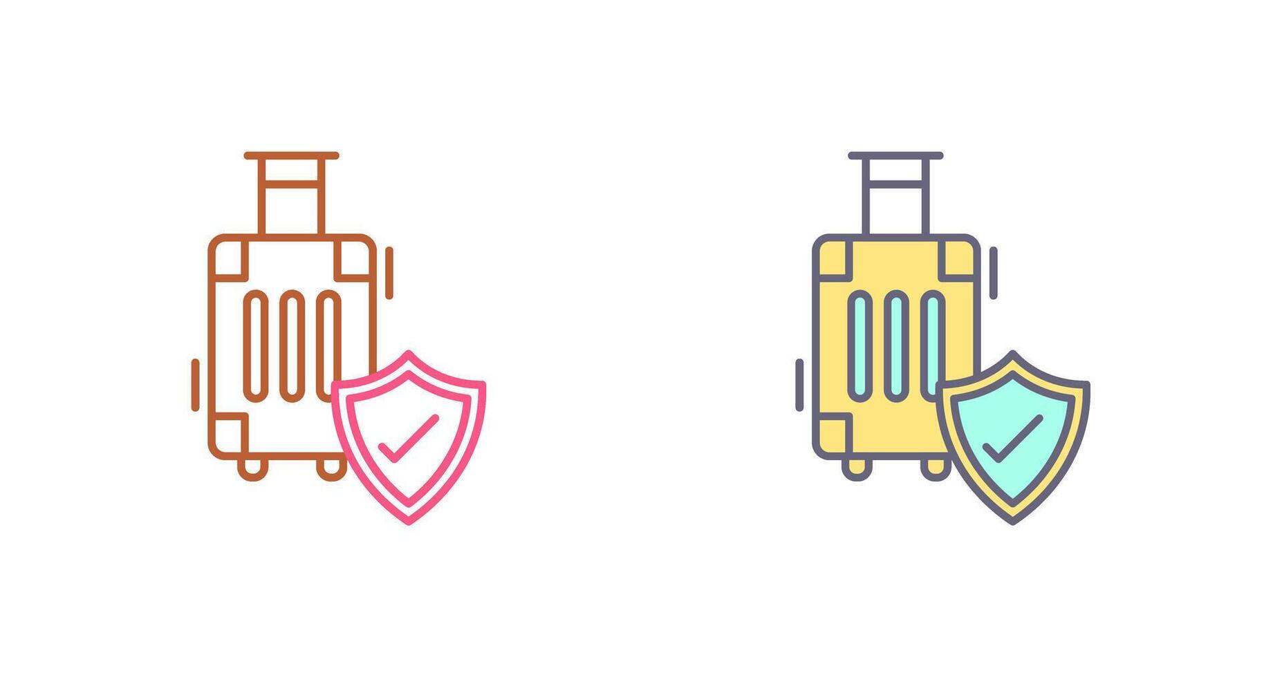 Travel Protection Icon Design vector