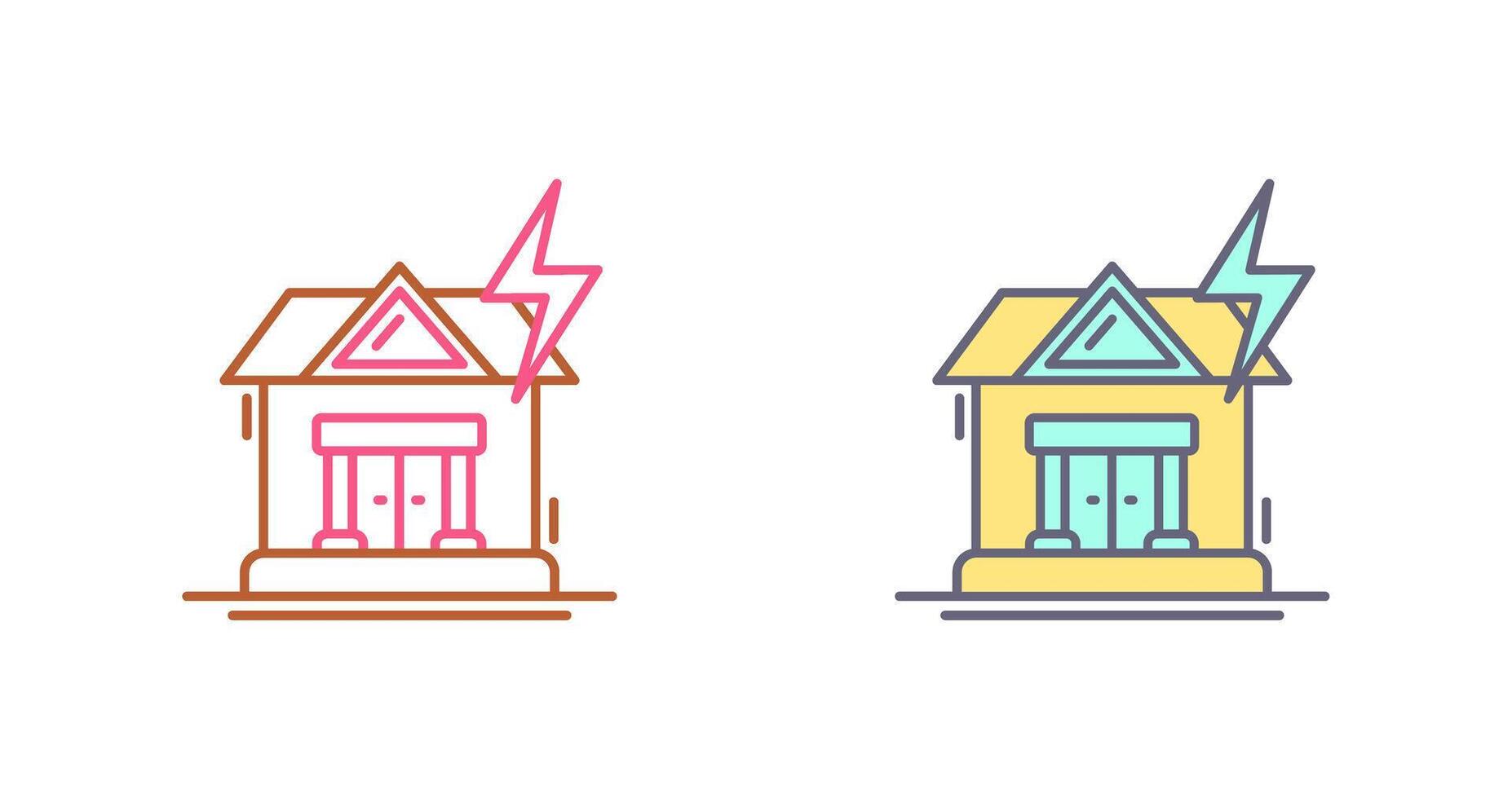 Natural Disaster Icon Design vector