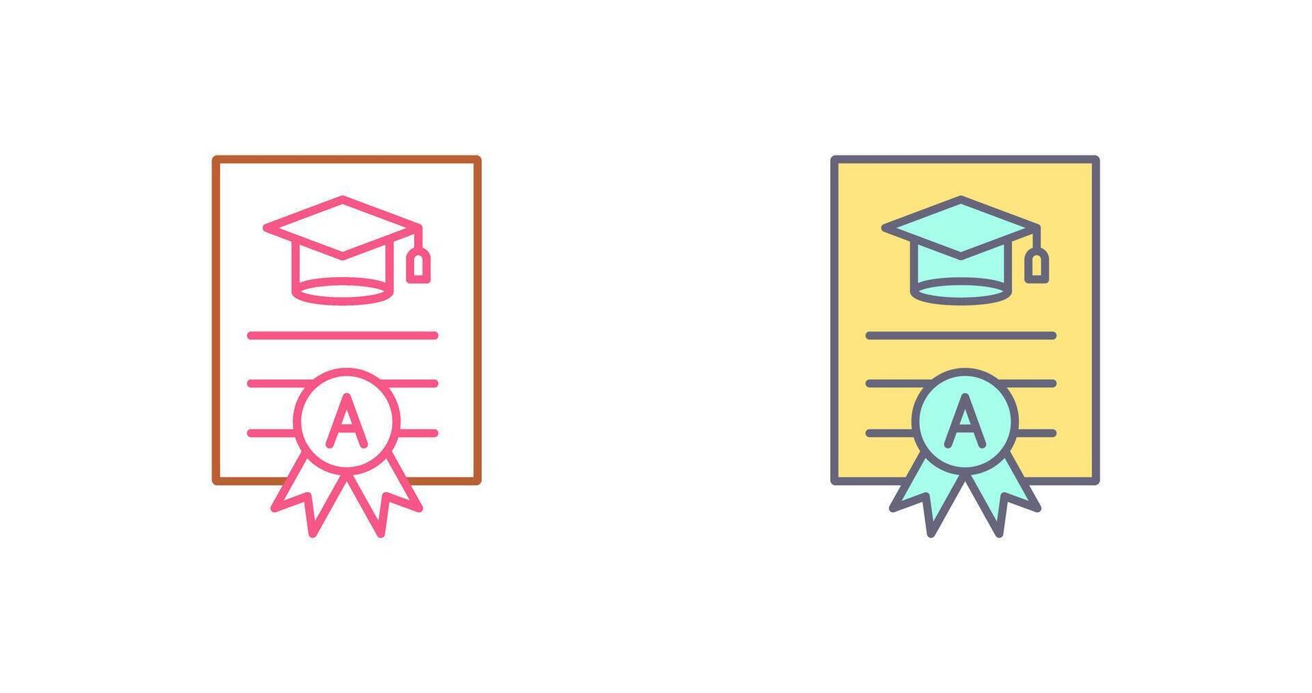 Report Card Icon Design vector