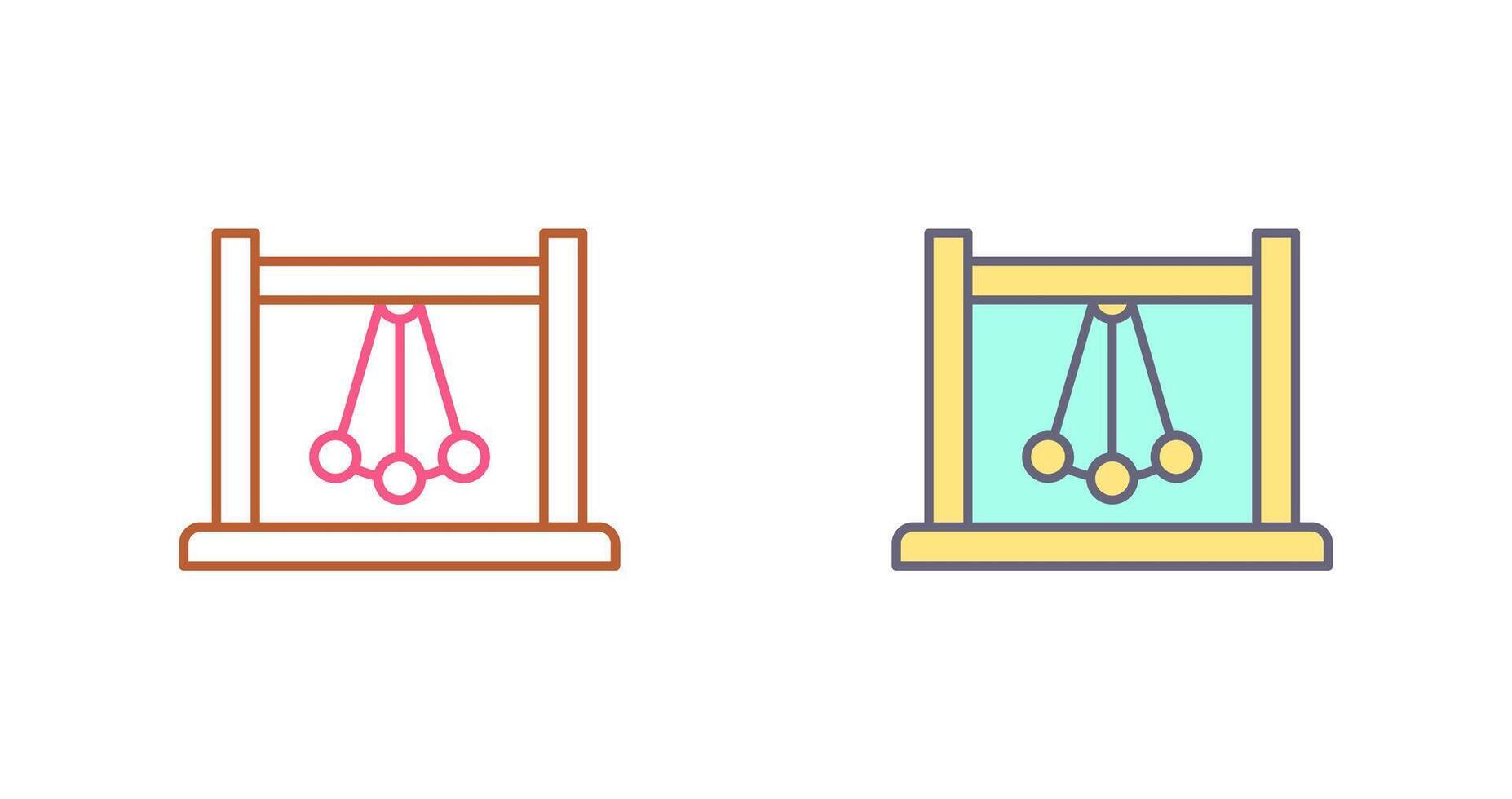 Pendulum Icon Design vector