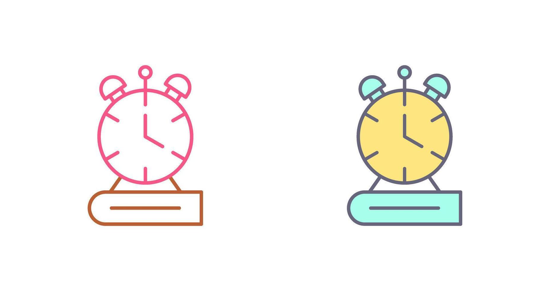 Alarm Clock Icon Design vector